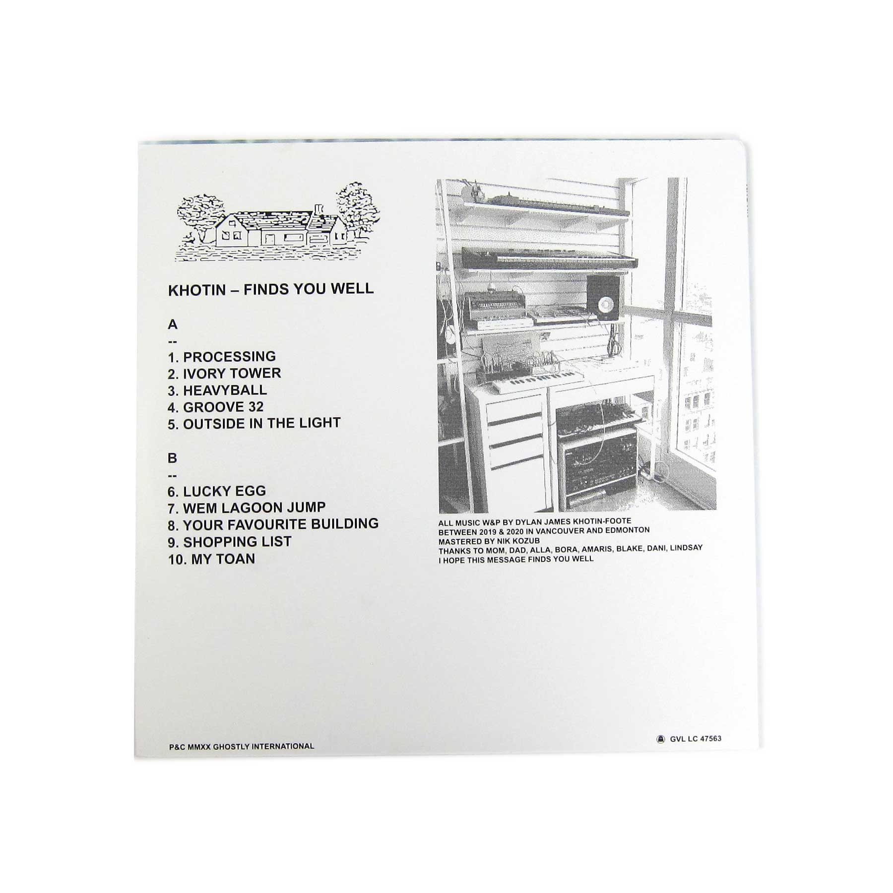 Khotin: Finds You Well (Colored Vinyl) Vinyl LP - Image 2