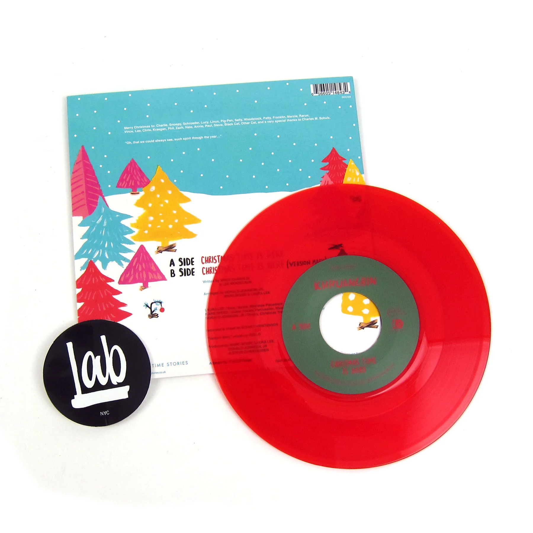 Khruangbin: Christmas Time Is Here (Indie Exclusive Translucent Red Colored Vinyl) Vinyl 7" - LIMIT 1 PER CUSTOMER - Image 2
