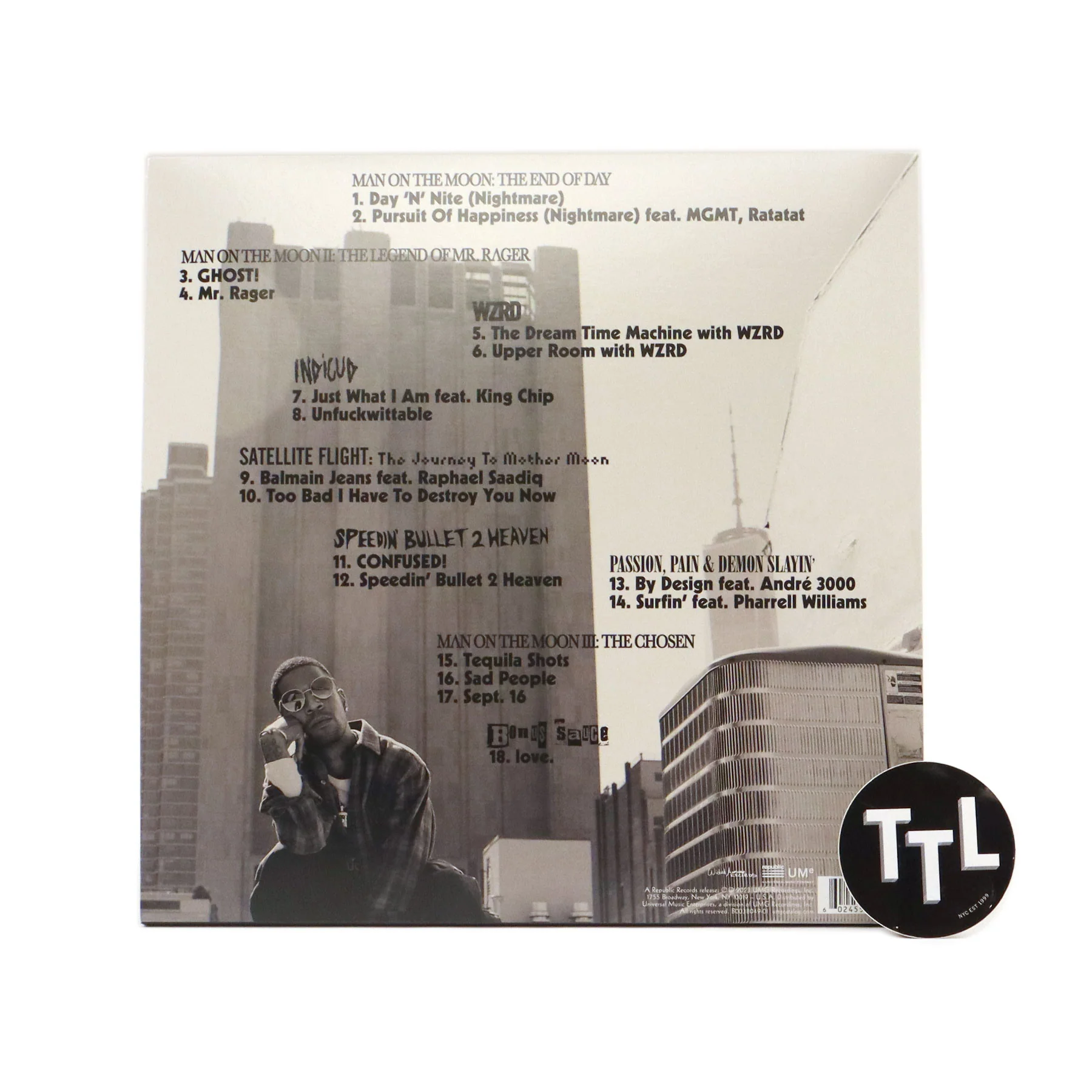 Kid Cudi: The Boy Who Flew To The Moon Vol.1 Vinyl 2LP - Image 3