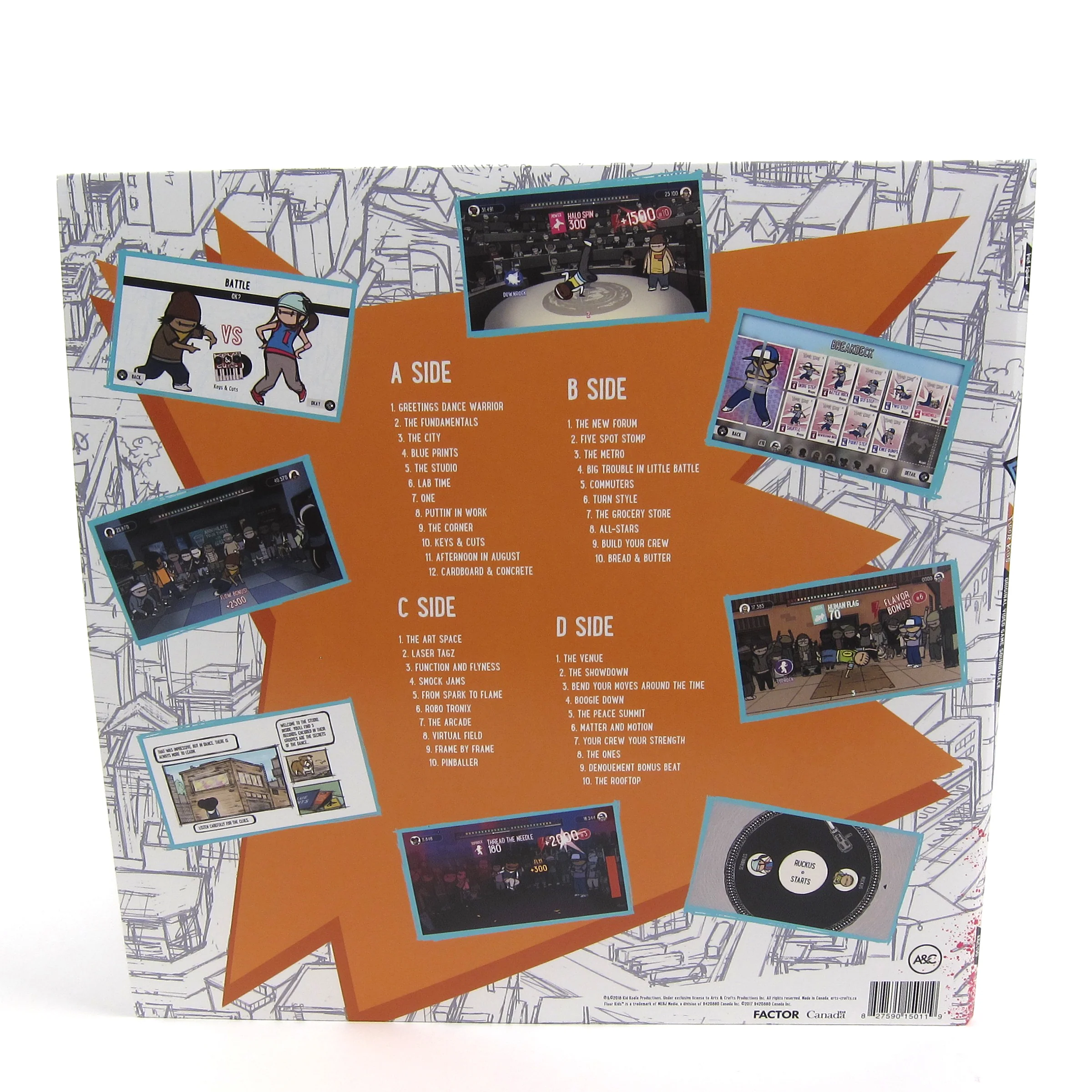 Kid Koala: Floor Kids Soundtrack Vinyl 2LP - Image 3