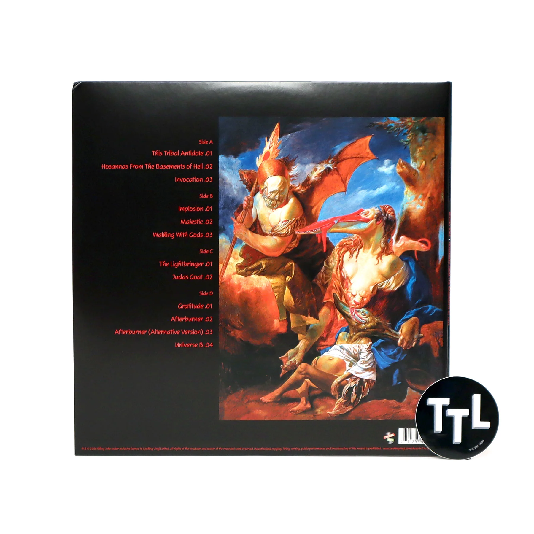 Killing Joke: Hosannas from the Basements of Hell (Indie Exclusive Colored Vinyl) Vinyl 2LP - Image 3