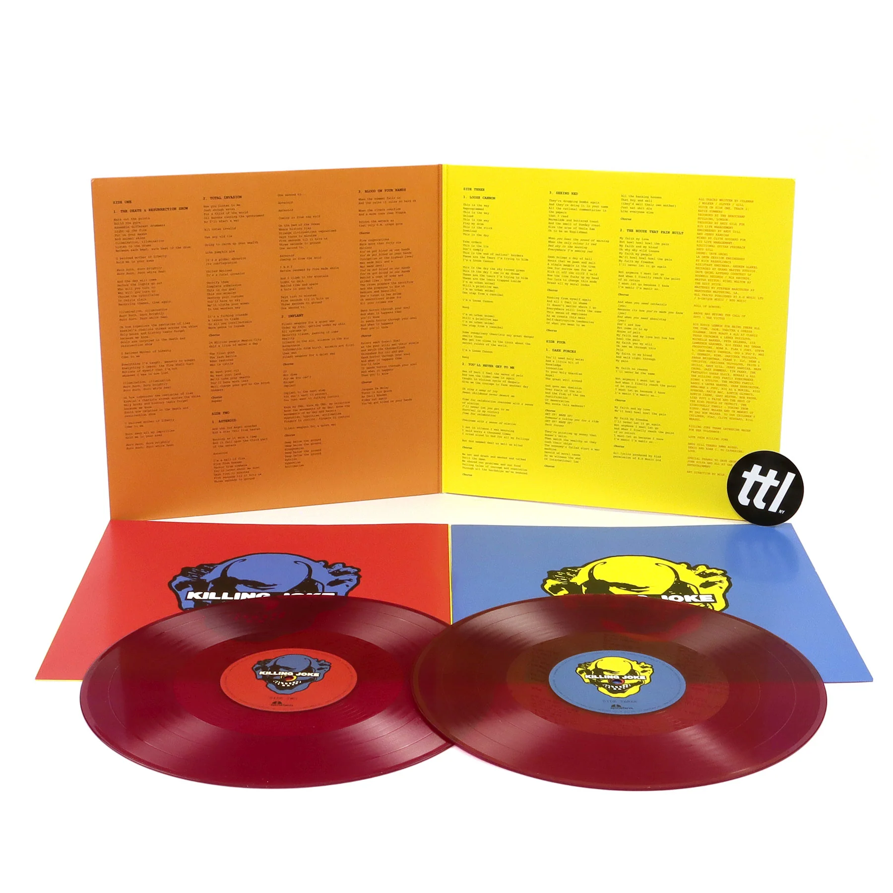 Killing Joke: Killing Joke 2003 (Colored Vinyl) Vinyl 2LP - Image 2