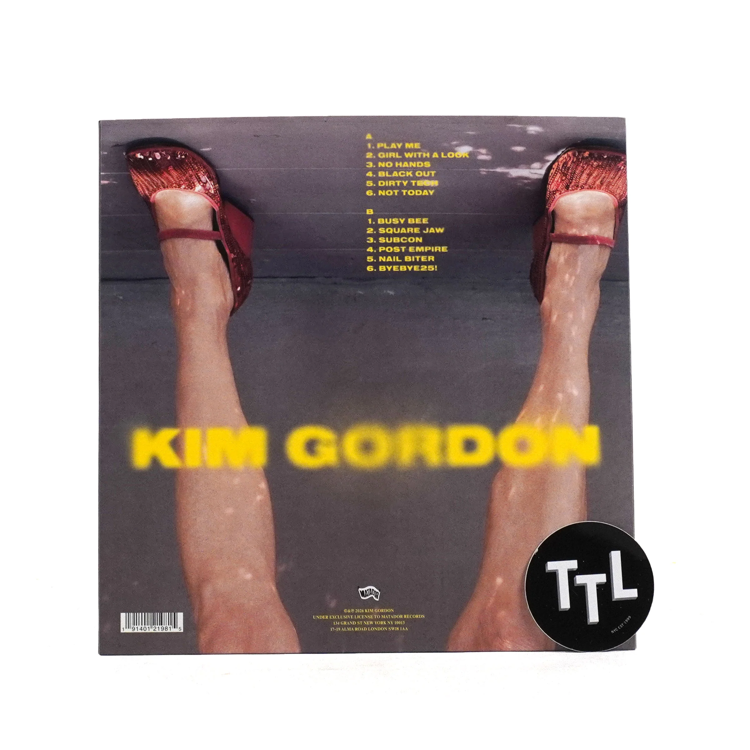 Kim Gordon: Play Me (Indie Exclusive Colored Vinyl) Vinyl LP - Image 3