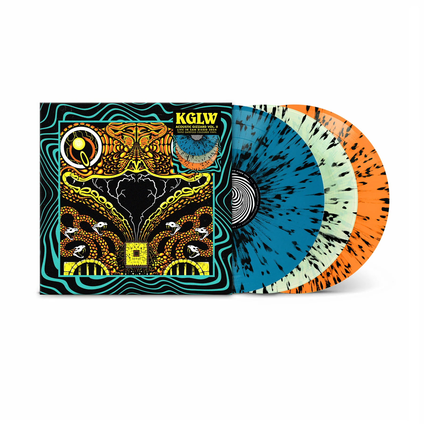 King Gizzard And The Lizard Wizard: Acoustic Gizzard Vol.2 - Live In San Diego '24 (Colored Vinyl) Vinyl 3LP - Image 3