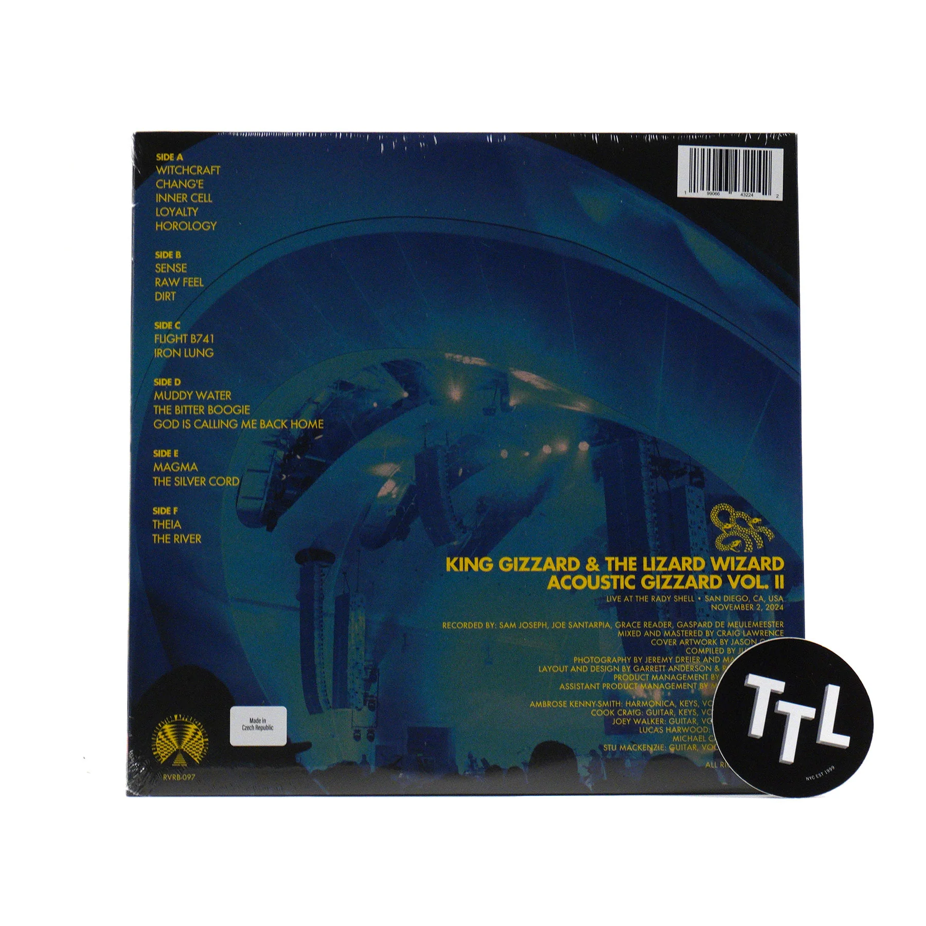 King Gizzard And The Lizard Wizard: Acoustic Gizzard Vol.2 - Live In San Diego '24 (Colored Vinyl) Vinyl 3LP - Image 4