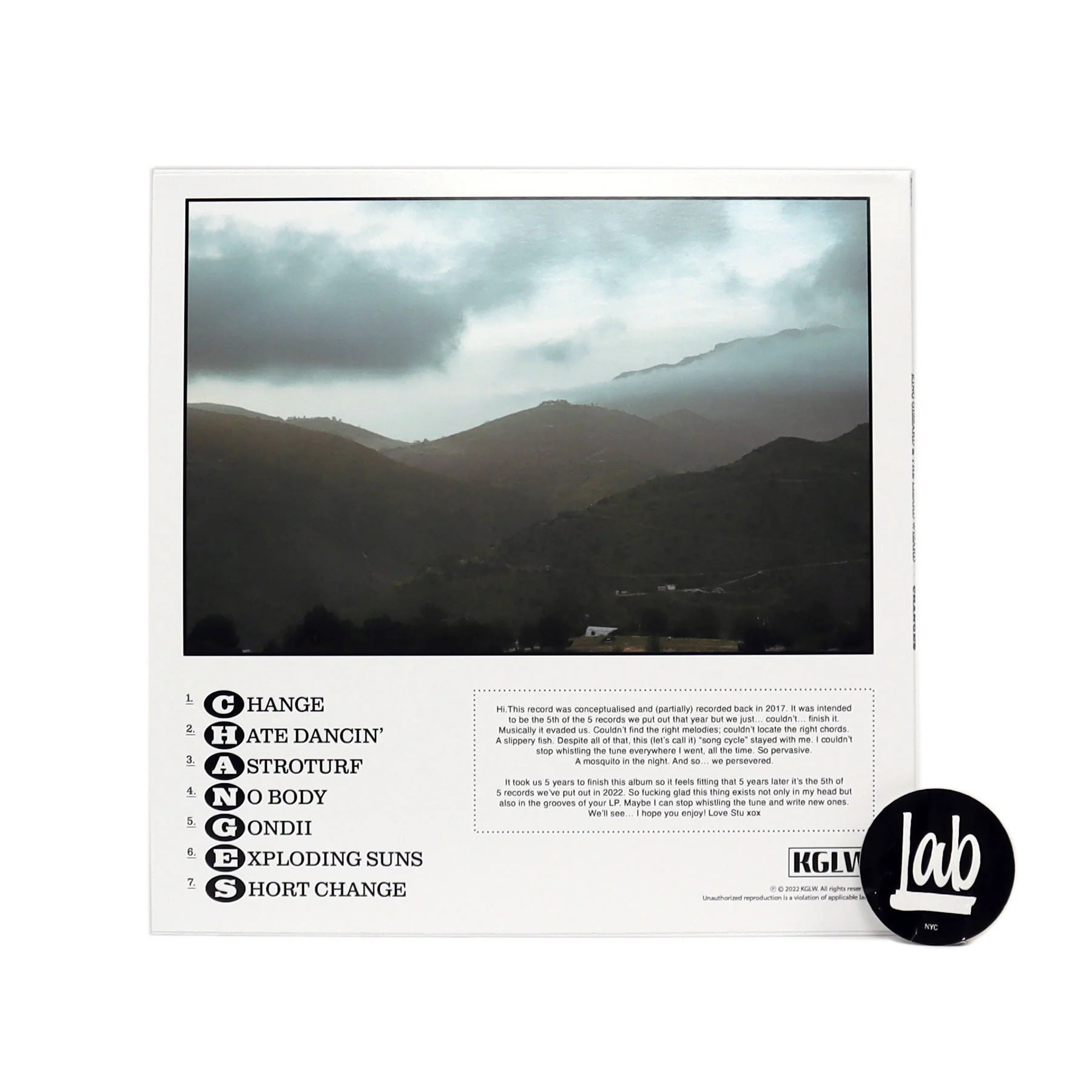 King Gizzard And The Lizard Wizard: Changes - Edge Of The Waterfall Edition (180g) Vinyl LP - Image 3