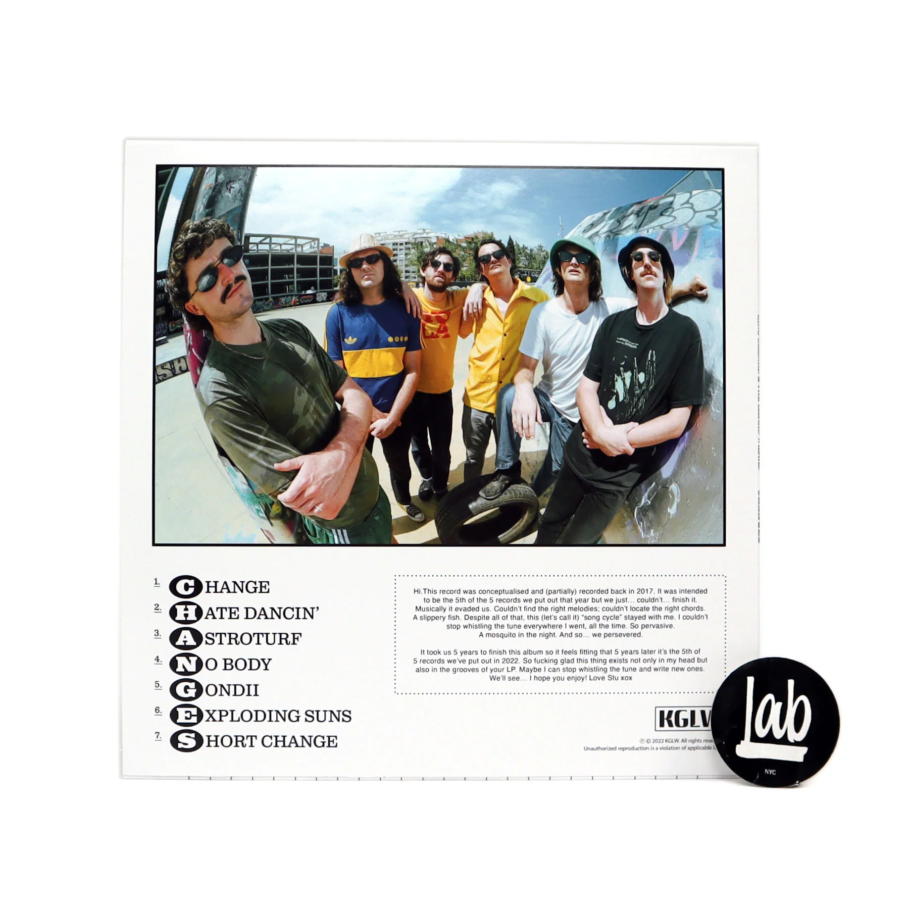 King Gizzard And The Lizard Wizard: Changes - Recycled Black Wax Edition (180g) Vinyl LP - Image 3
