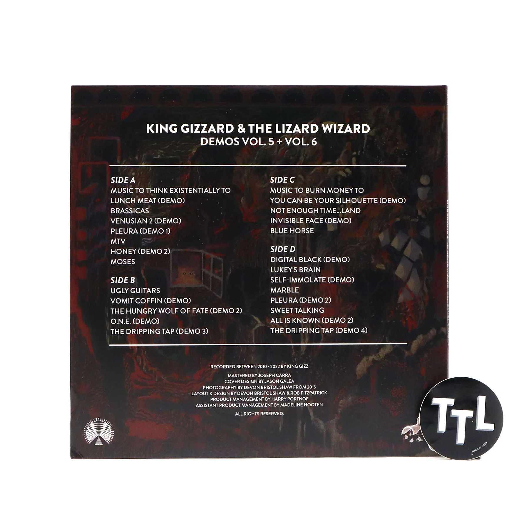 King Gizzard And The Lizard Wizard: Demos Vol.5 & 6 (Colored Vinyl) Vinyl 2LP - Image 3