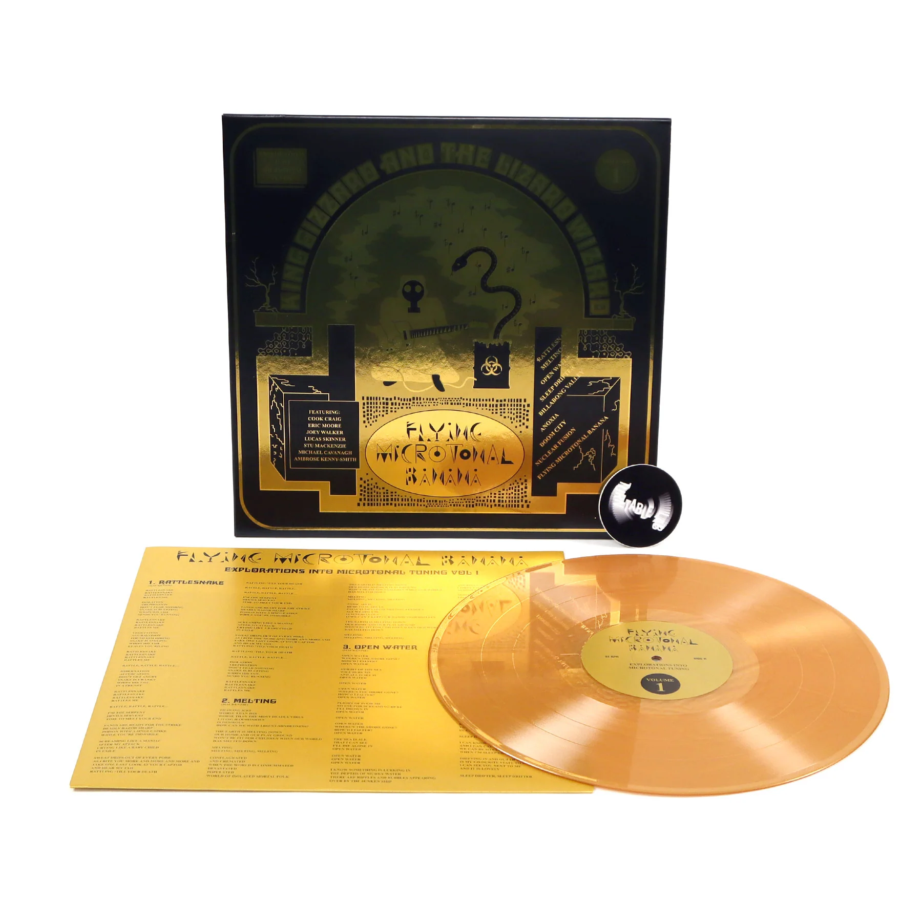 King Gizzard And The Lizard Wizard: Flying Microtonal Banana - Golden Rattlesnake Edition (Colored Vinyl) Vinyl LP - Image 2