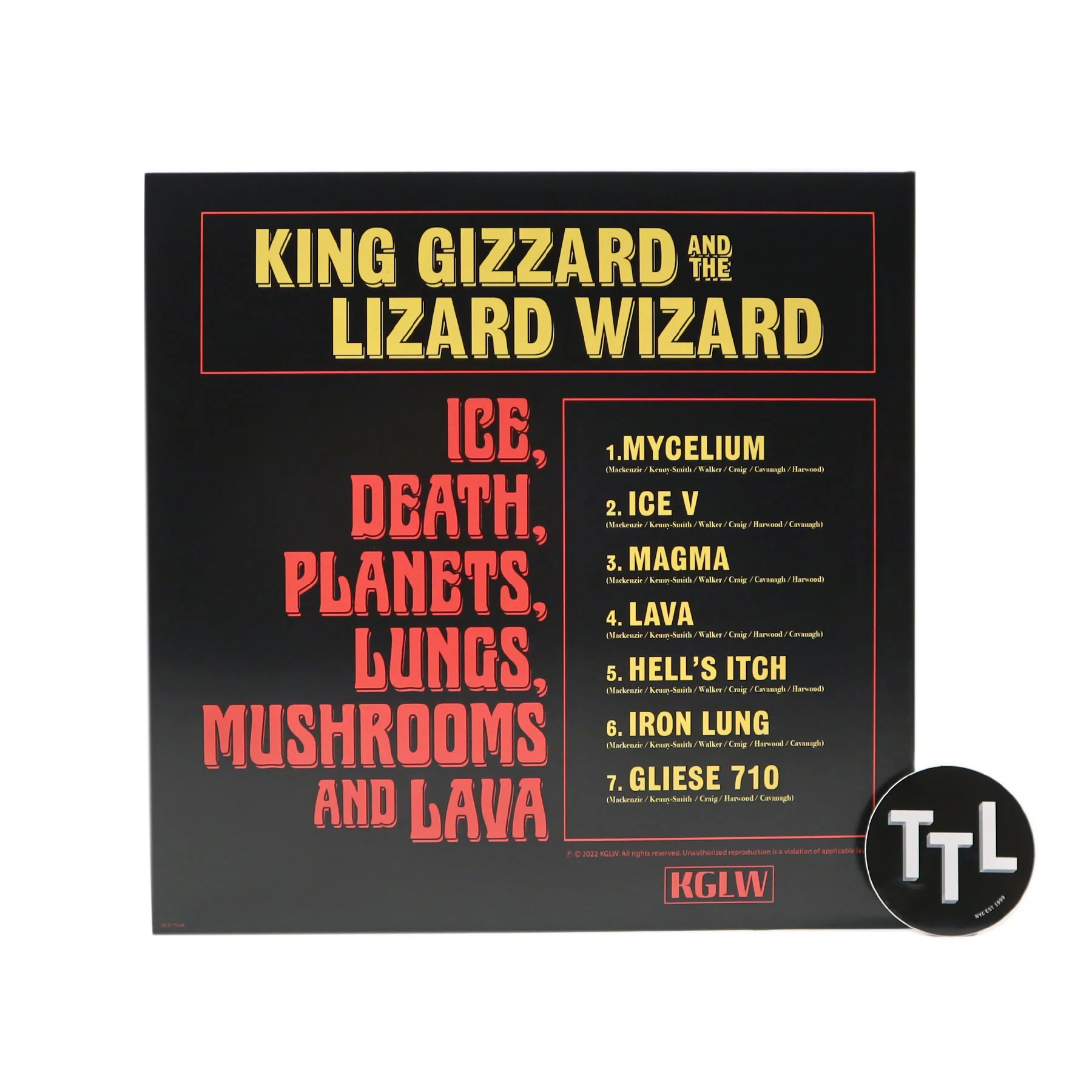 King Gizzard And The Lizard Wizard: Ice, Death, Planets, Lungs, Mushrooms And Lava (180g) Vinyl 2LP - Image 3