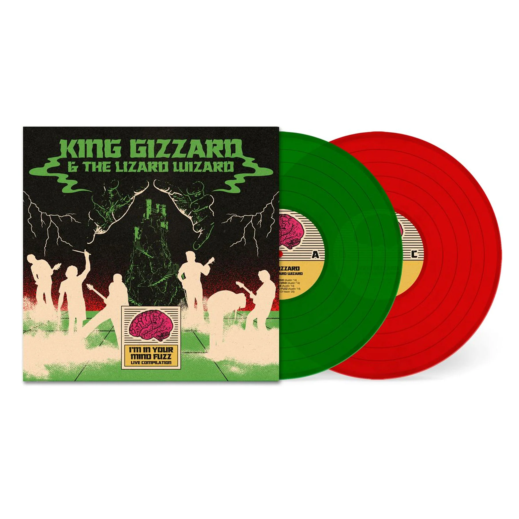 King Gizzard And The Lizard Wizard: I'm In Your Mind Fuzz Live (Indie Exclusive Colored Vinyl) Vinyl 2LP - PRE-ORDER - Image 2