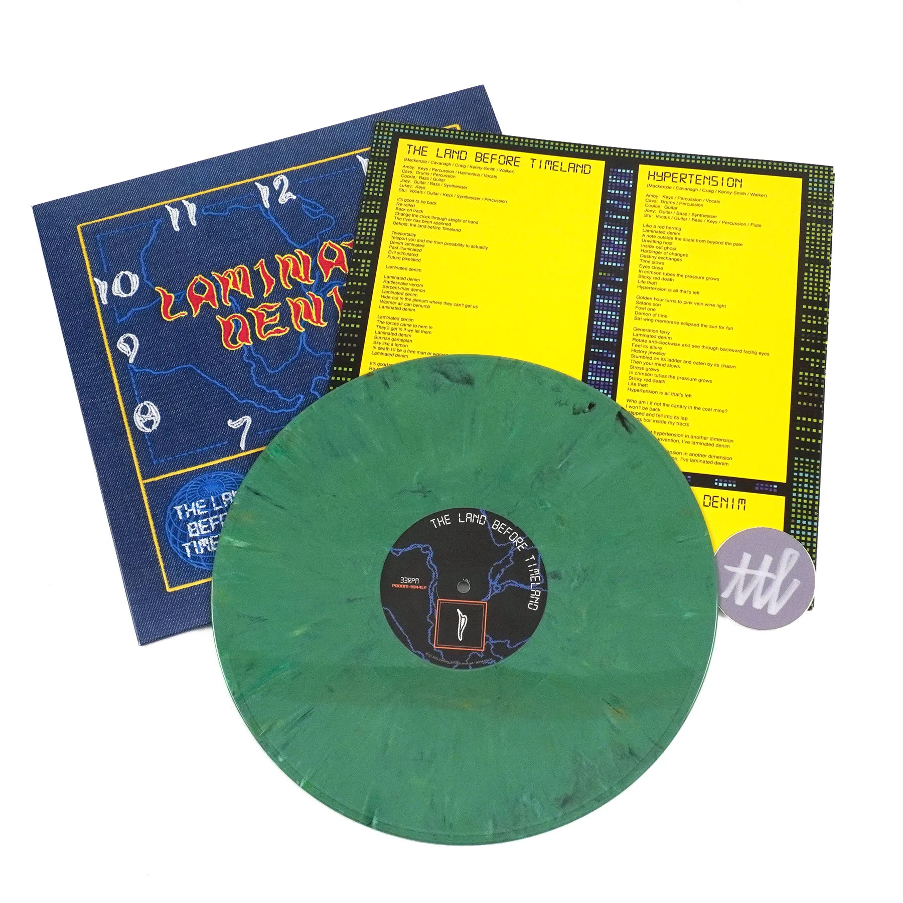 King Gizzard And The Lizard Wizard: Laminated Denim (Lucky Rainbow Colored Vinyl) Vinyl LP - Image 2