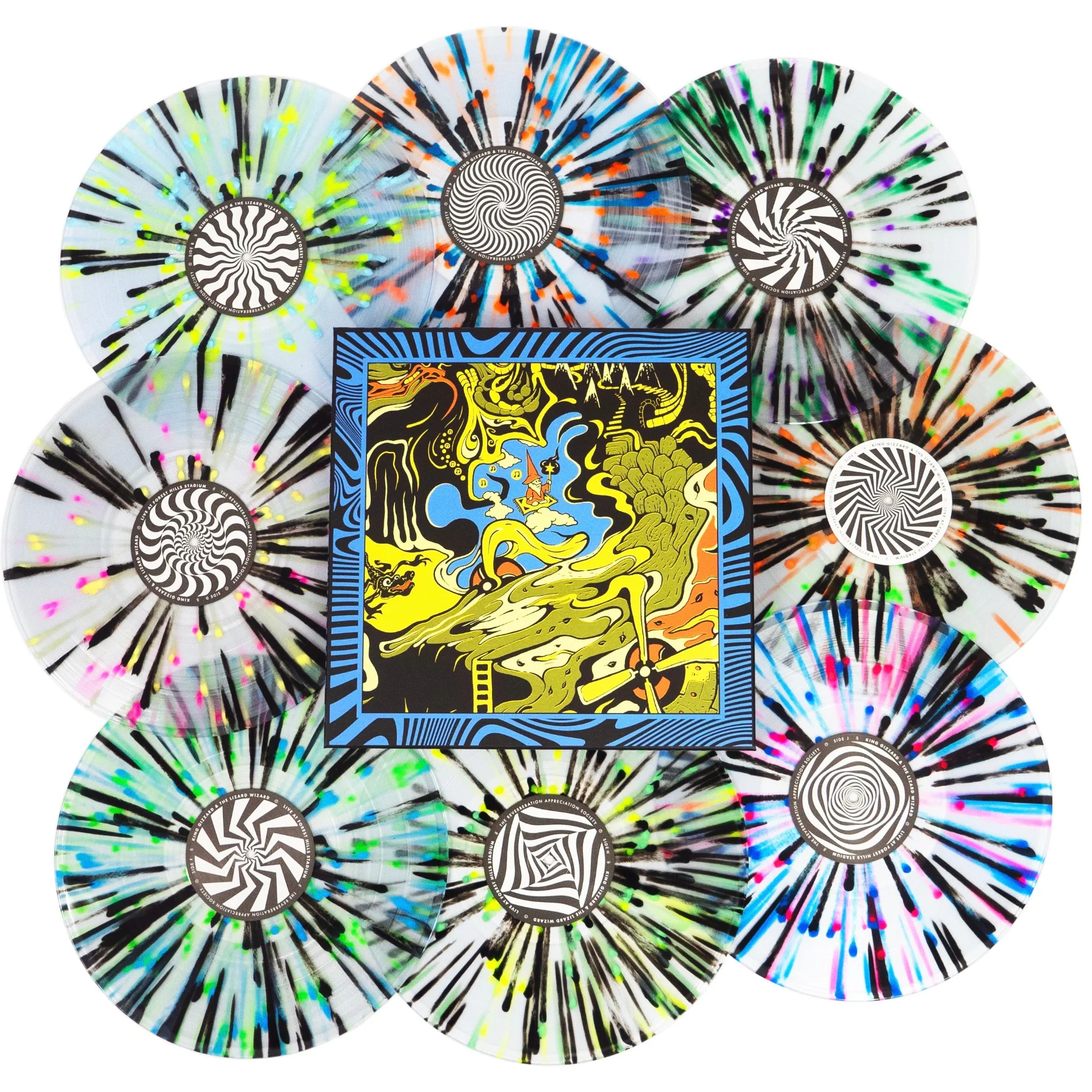 King Gizzard And The Lizard Wizard: Live At Forest Hills Stadium '24 (Colored Vinyl) Vinyl 8LP Boxset - Image 2