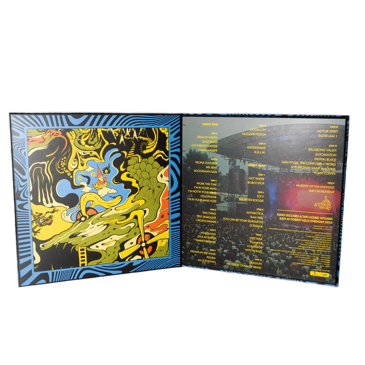 King Gizzard And The Lizard Wizard: Live At Forest Hills Stadium '24 (Colored Vinyl) Vinyl 8LP Boxset - Image 3