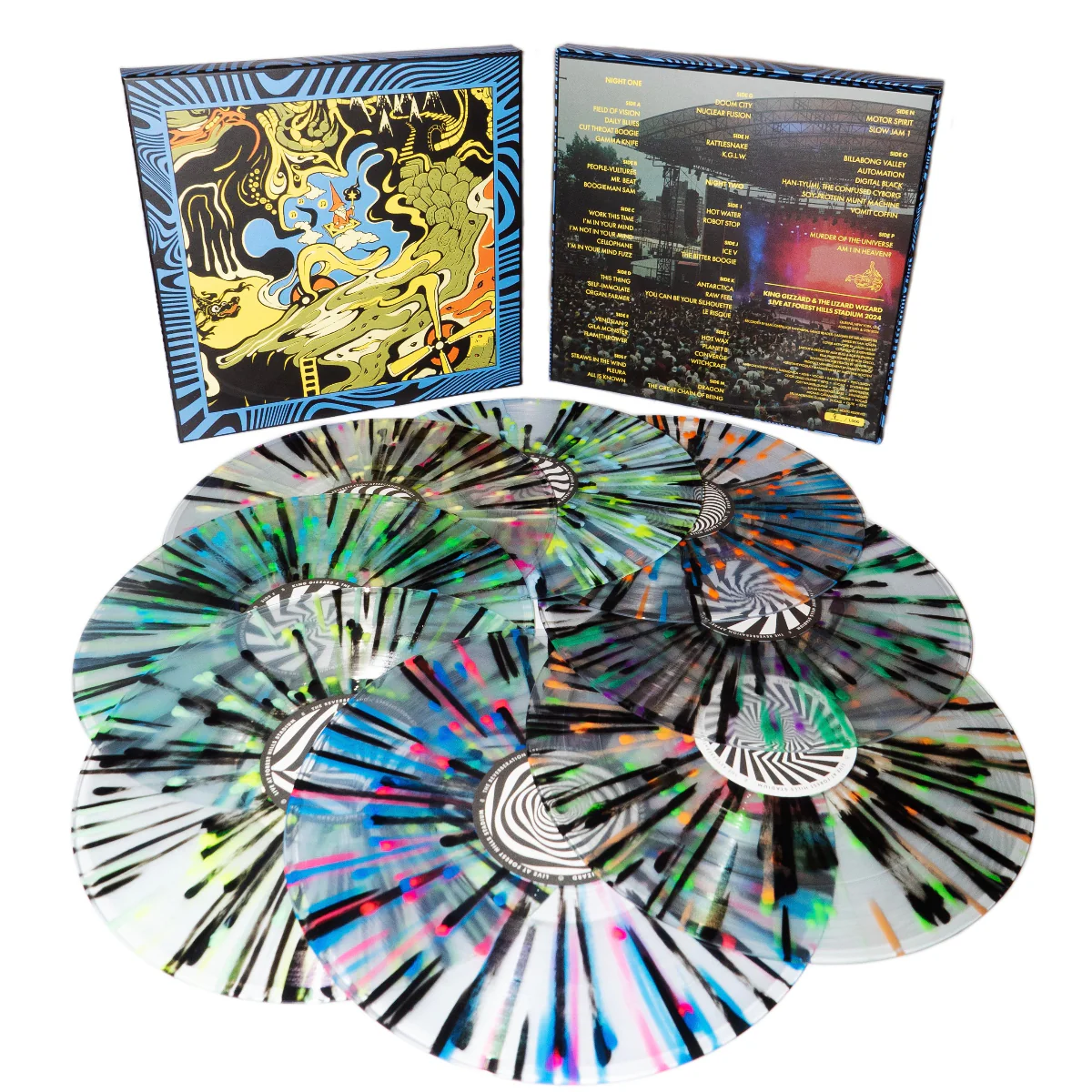King Gizzard And The Lizard Wizard: Live At Forest Hills Stadium '24 (Colored Vinyl) Vinyl 8LP Boxset - Image 8