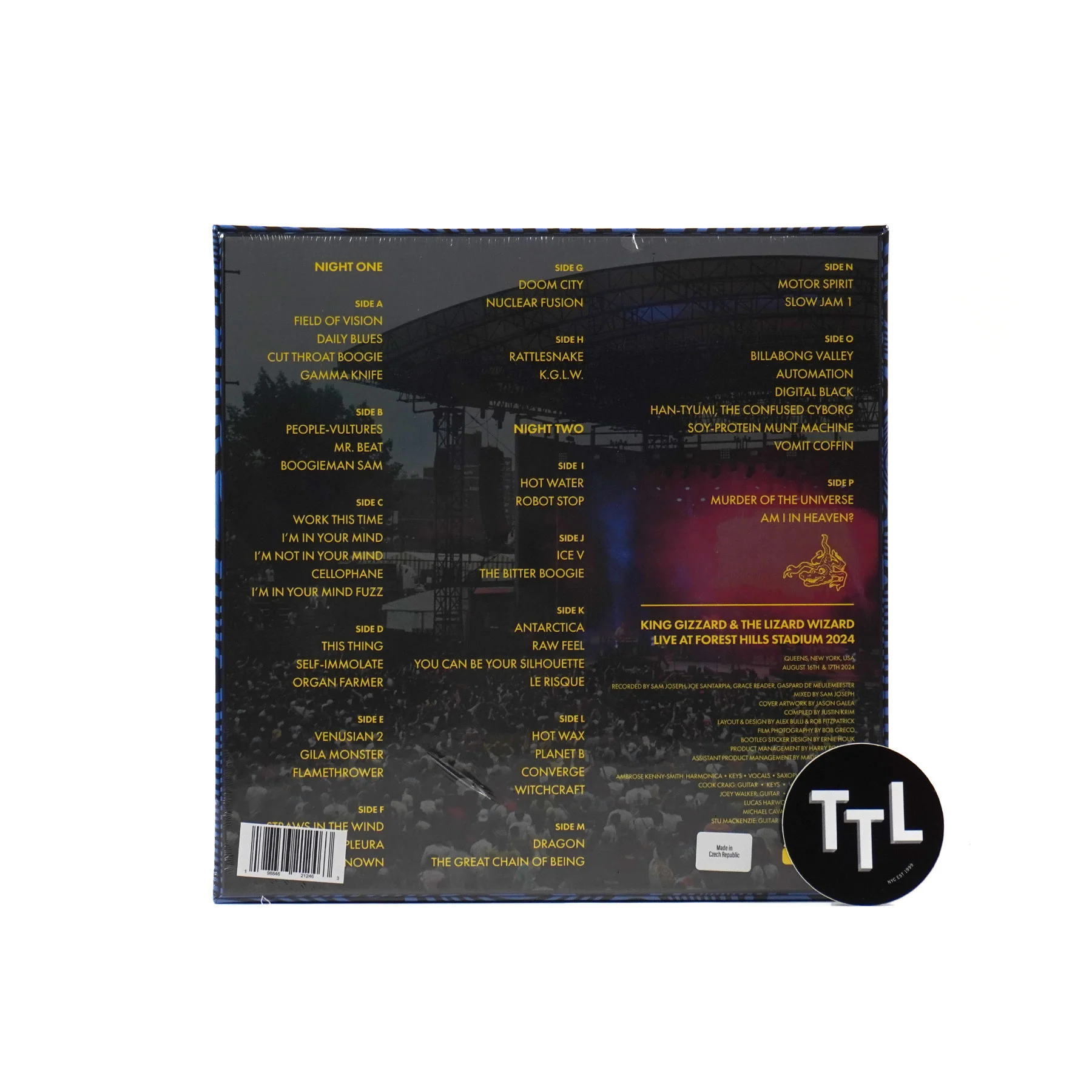 King Gizzard And The Lizard Wizard: Live At Forest Hills Stadium '24 (Colored Vinyl) Vinyl 8LP Boxset - Image 9