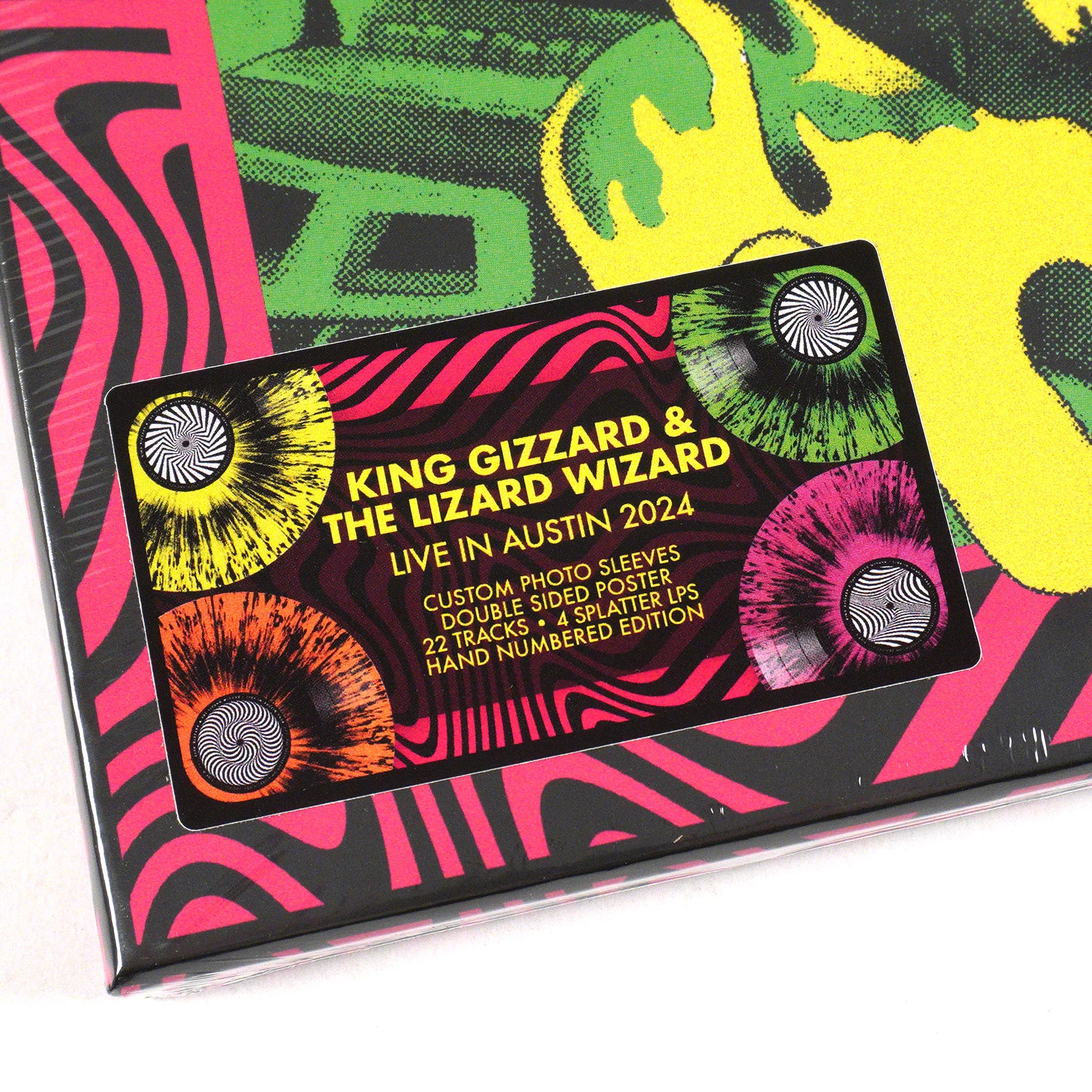 King Gizzard And The Lizard Wizard: Live In Austin '24 (Colored Vinyl) Vinyl 4LP Boxset - Image 4