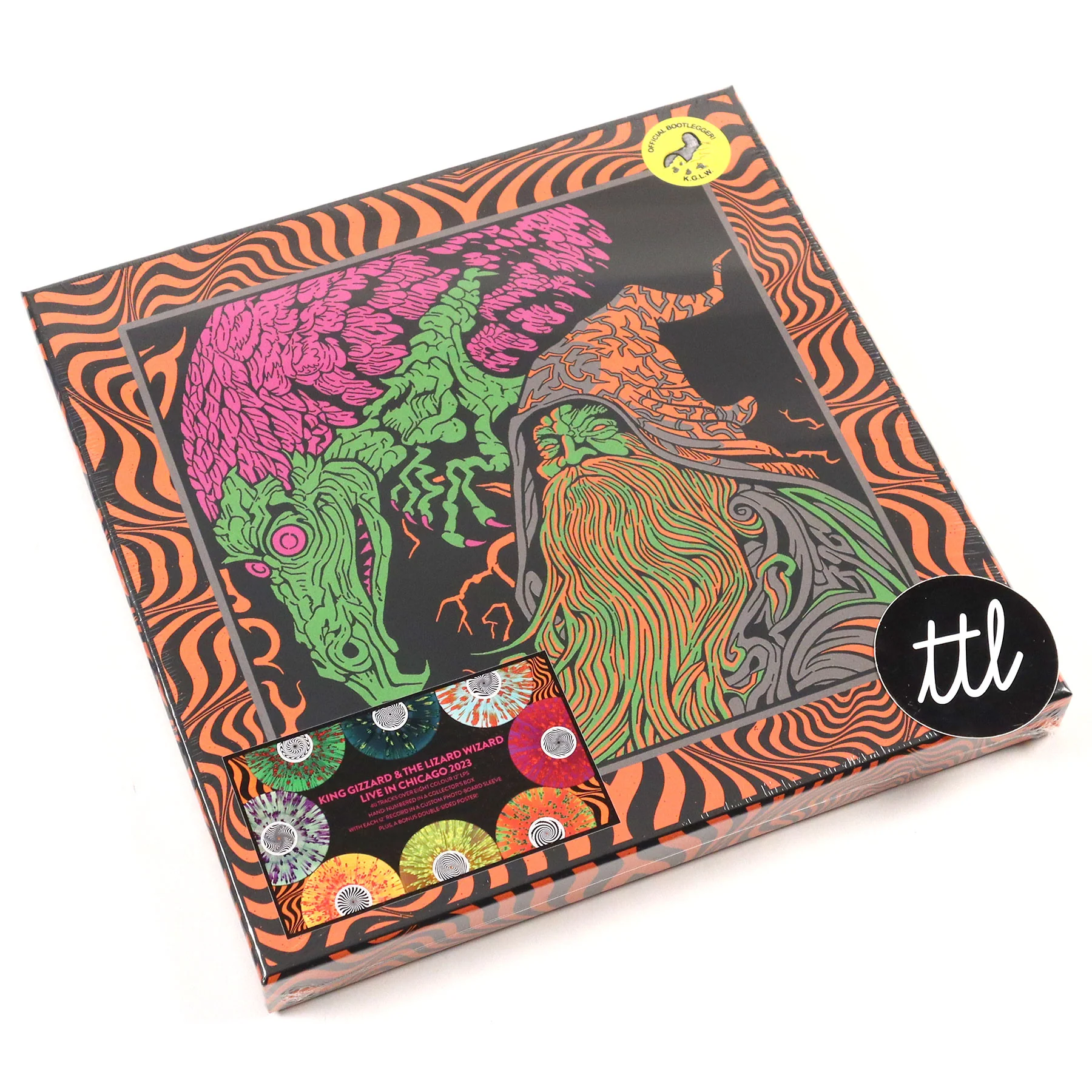 King Gizzard And The Lizard Wizard: Live In Chicago '23 (Colored Vinyl) Vinyl 8LP Boxset - Image 2