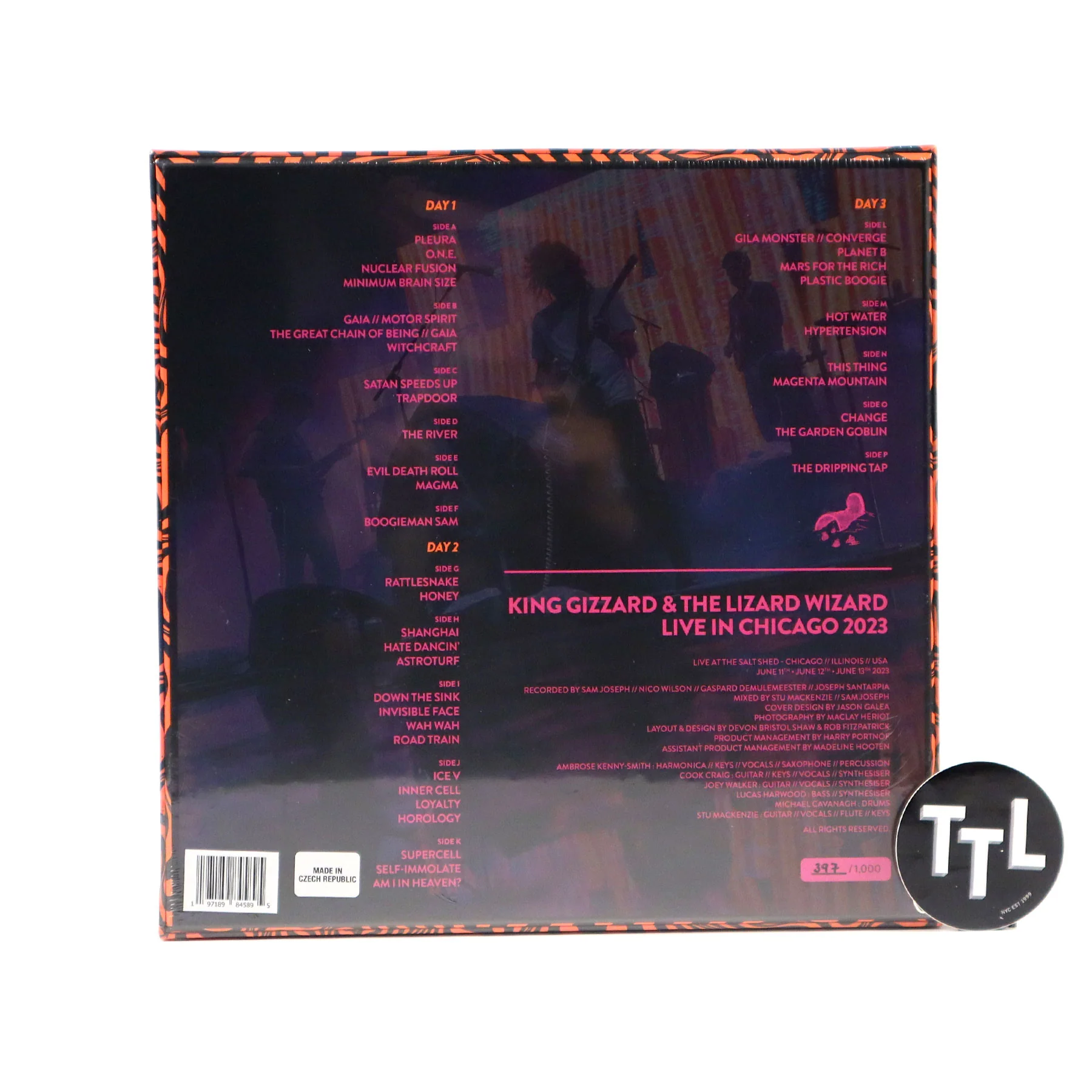 King Gizzard And The Lizard Wizard: Live In Chicago '23 (Colored Vinyl) Vinyl 8LP Boxset - Image 7