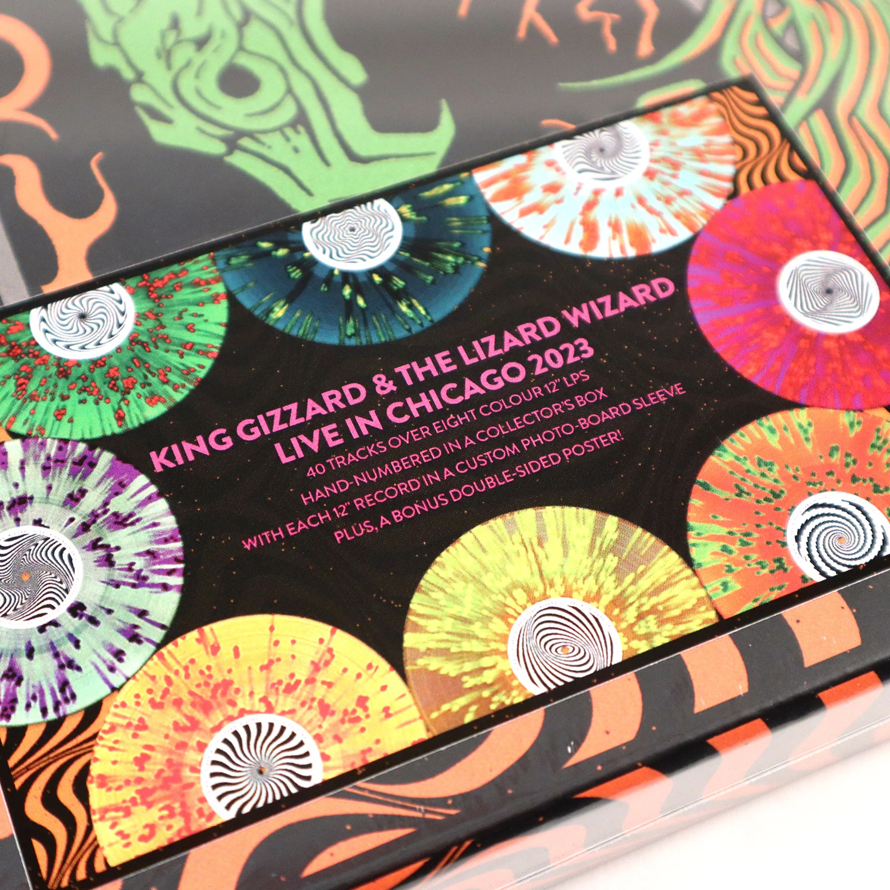 King Gizzard And The Lizard Wizard: Live In Chicago '23 (Colored Vinyl) Vinyl 8LP Boxset - Image 8