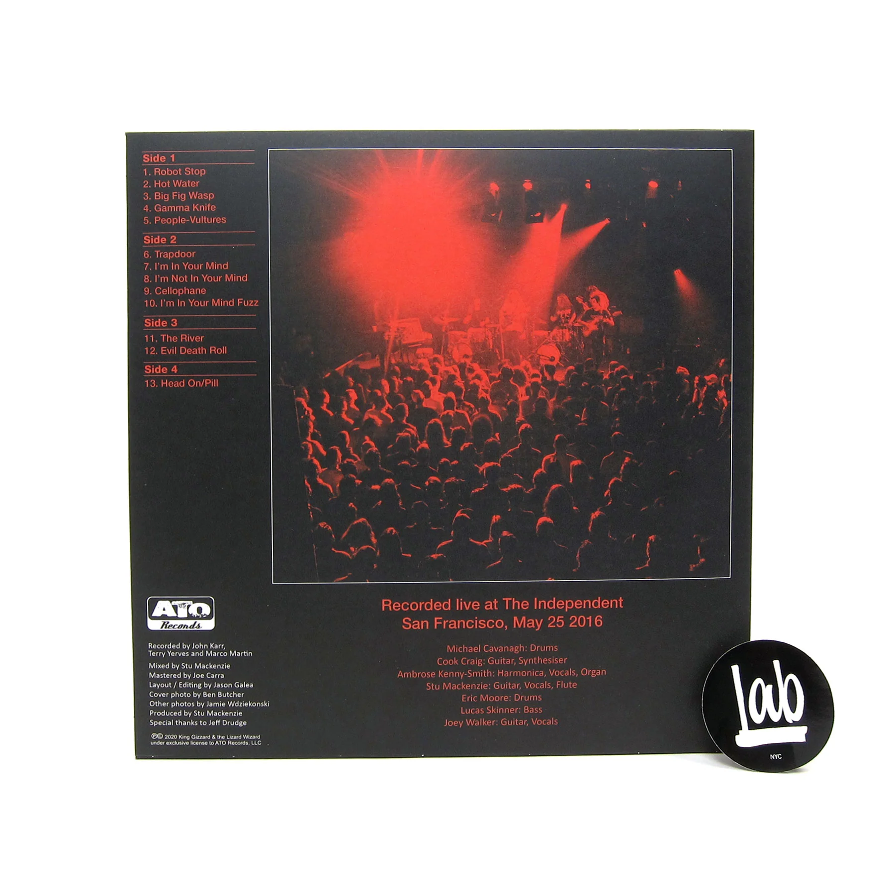 King Gizzard And The Lizard Wizard: Live In San Francisco '16 - Recycled Edition (Random Colored Vinyl) Vinyl 2LP - Image 3