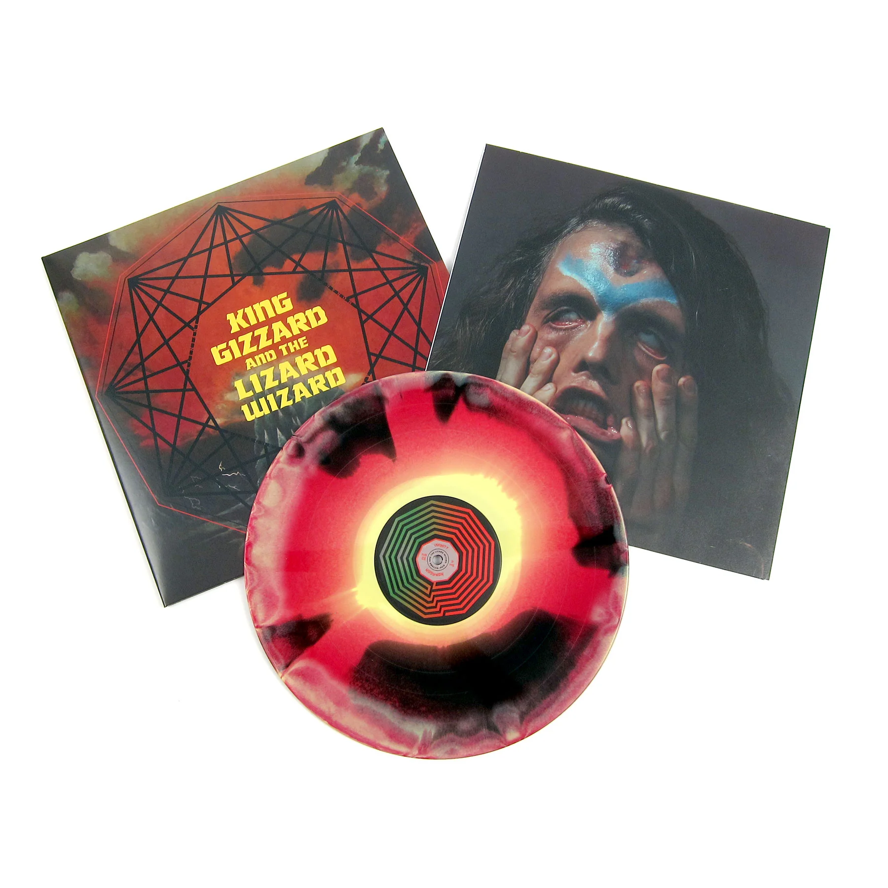 King Gizzard And The Lizard Wizard: Nonagon Infinity (Yellow/Red/Black Marble Colored Vinyl) Vinyl LP - Image 3