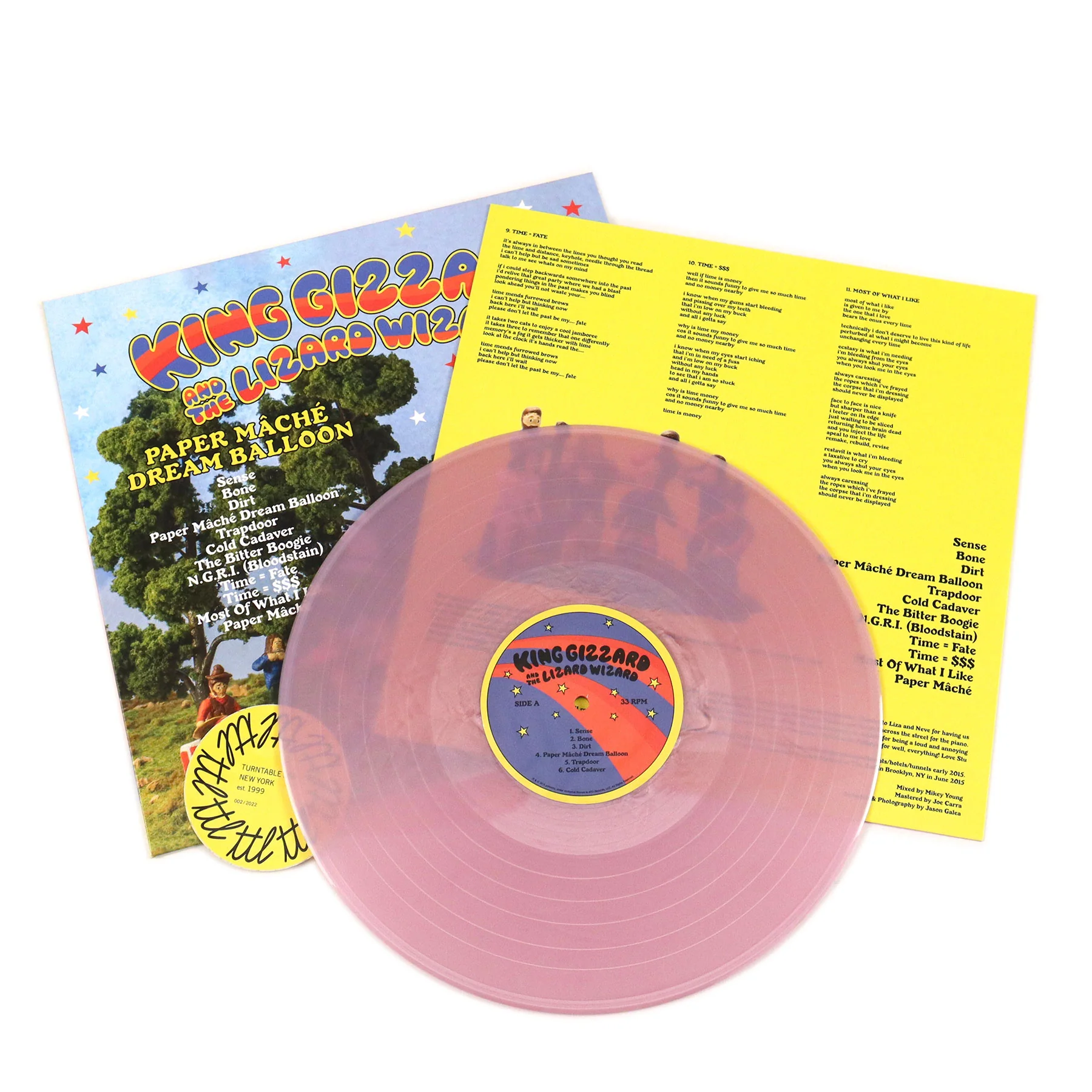 King Gizzard And The Lizard Wizard: Paper Mache Dream Balloon (Pink Seaglass Colored Vinyl) Vinyl LP - Image 2