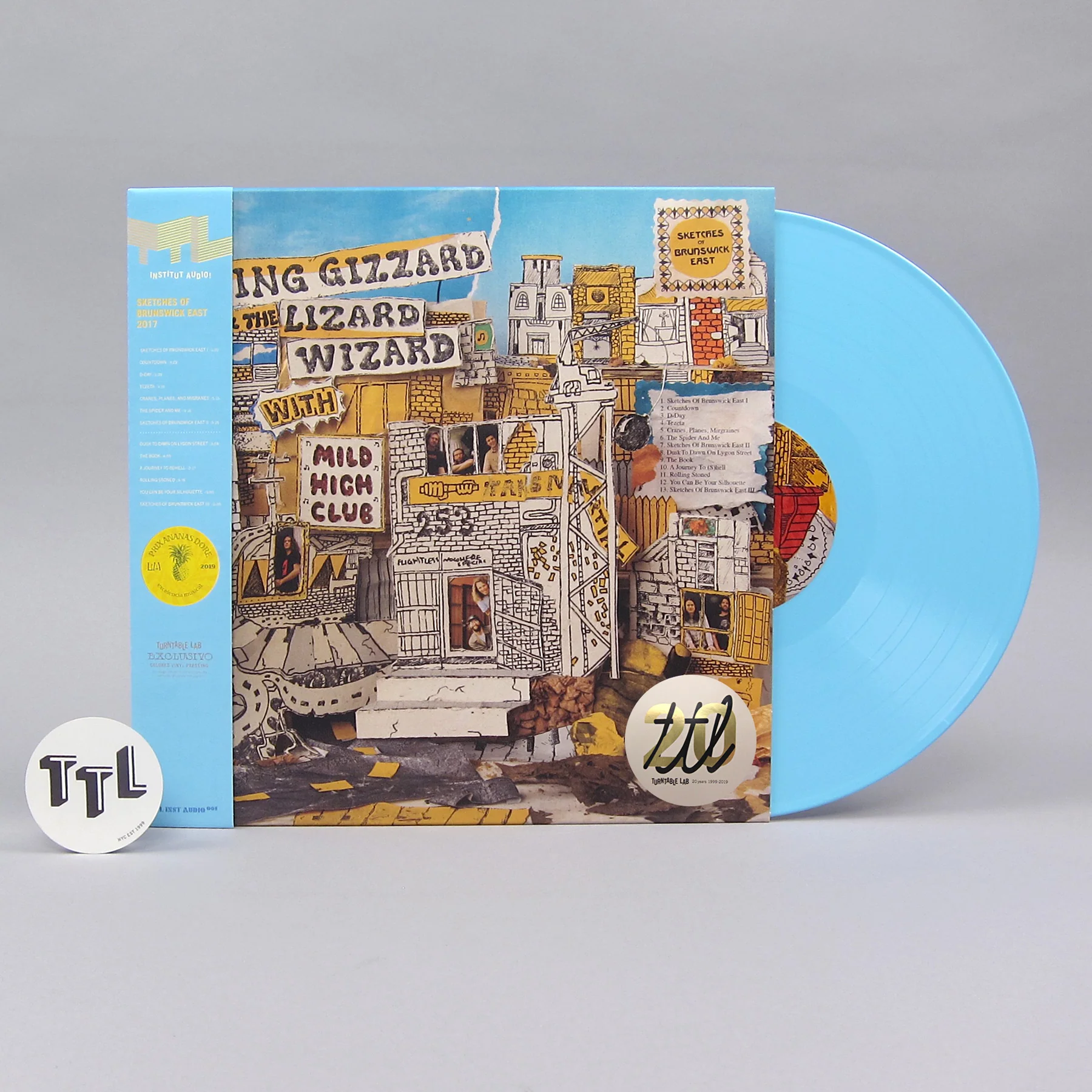 King Gizzard And The Lizard Wizard With Mild High Club: Sketches Of Brunswick East (Colored Vinyl) Vinyl LP - Turntable Lab Exclusive - LIMIT 1 PER CUSTOMER