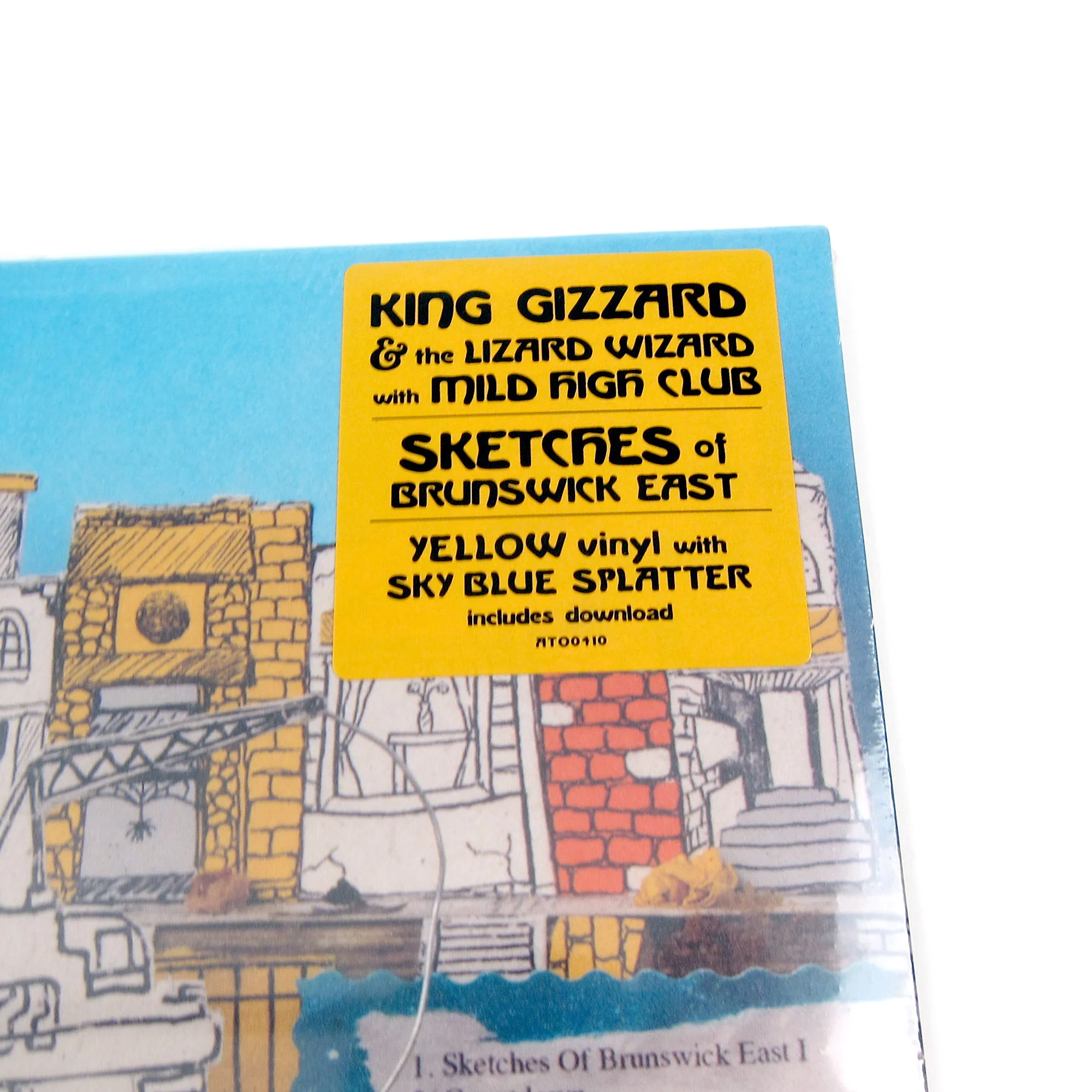 King Gizzard And The Lizard Wizard With Mild High Club: Sketches Of Brunswick East (Yellow & Blue Splatter Colored Vinyl) Vinyl LP - Image 4