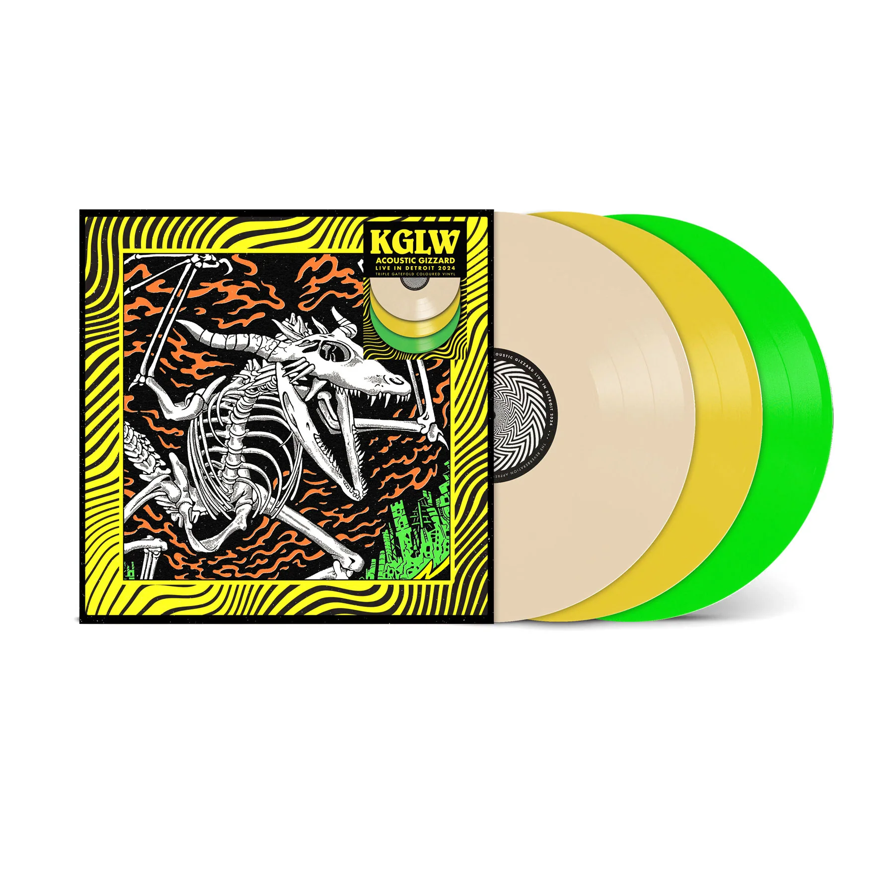 King Gizzard And The Lizard Wizard: Acoustic Gizzard - Live in Detroit 2024 Vinyl 3LP - Image 2