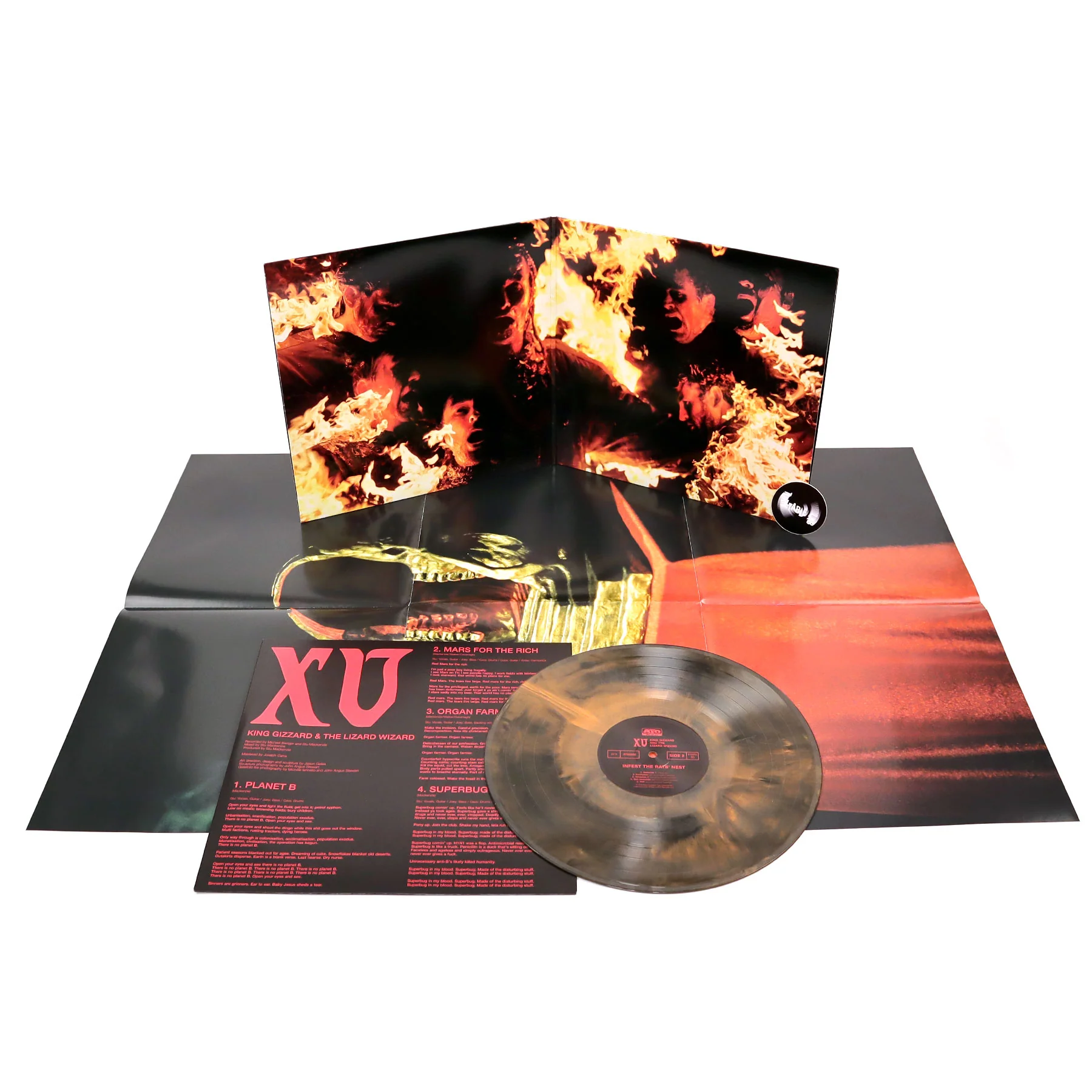 King Gizzard And The Lizard Wizard: Infest The Rats’ Nest (Martian Version Colored Vinyl) Vinyl LP - Image 2