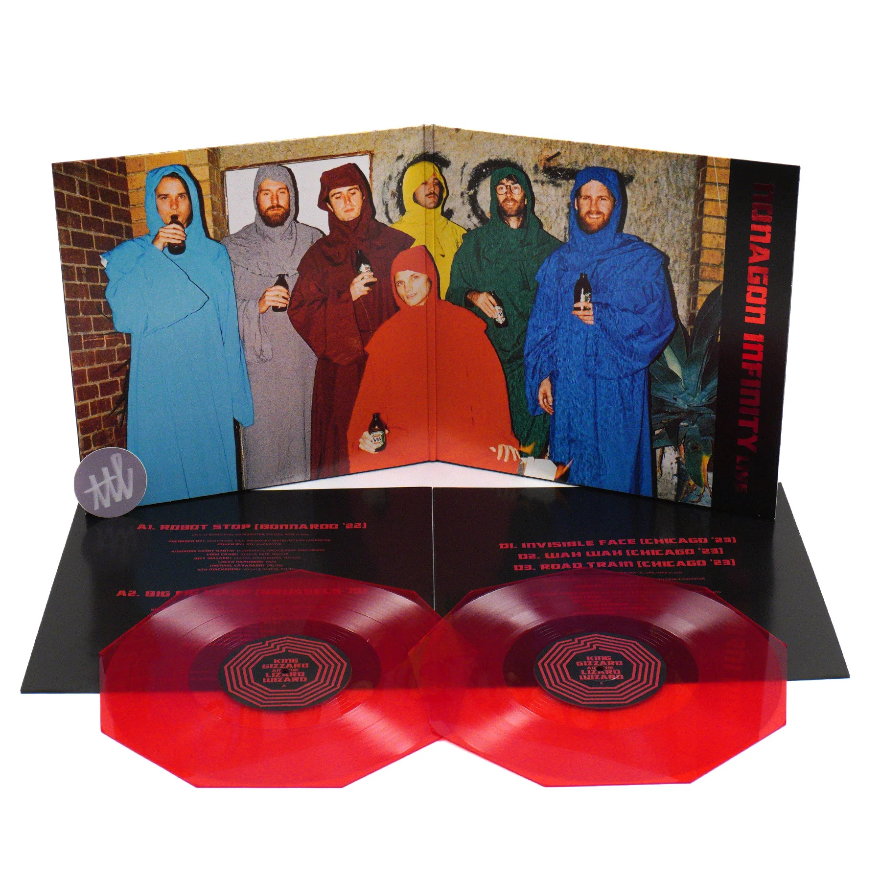 King Gizzard And The Lizard Wizard: Nonagon Infinity Live (Indie Exclusive, Nonagon Colored Vinyl) Vinyl 2LP - Image 2