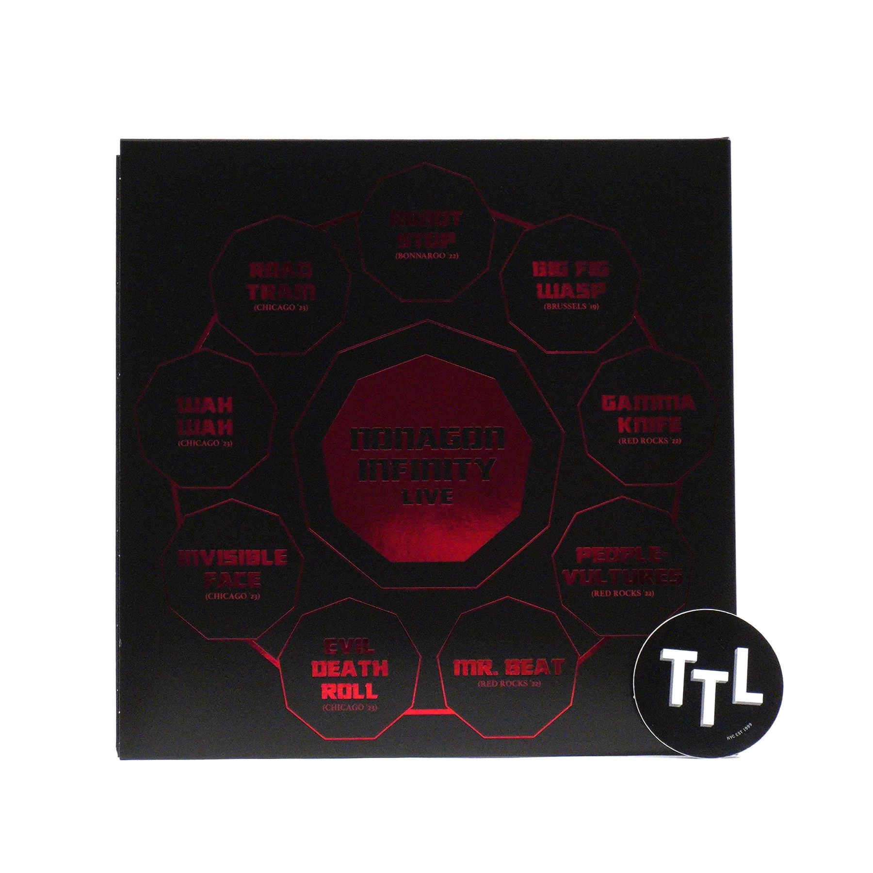 King Gizzard And The Lizard Wizard: Nonagon Infinity Live (Indie Exclusive, Nonagon Colored Vinyl) Vinyl 2LP - Image 3