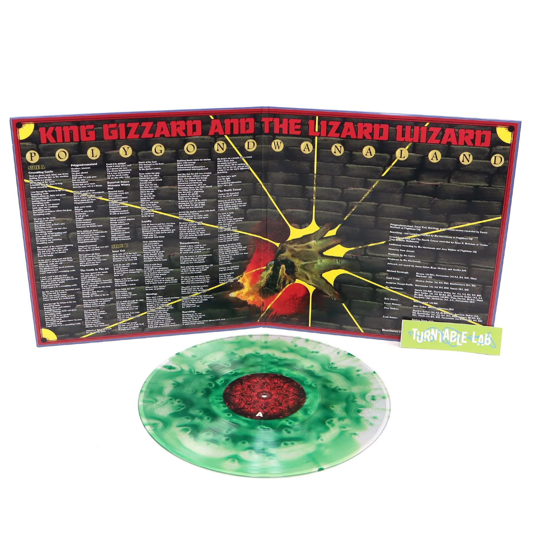 King Gizzard And The Lizard Wizard: Polygondwanaland (Green Colored Vinyl) Vinyl LP - Image 2