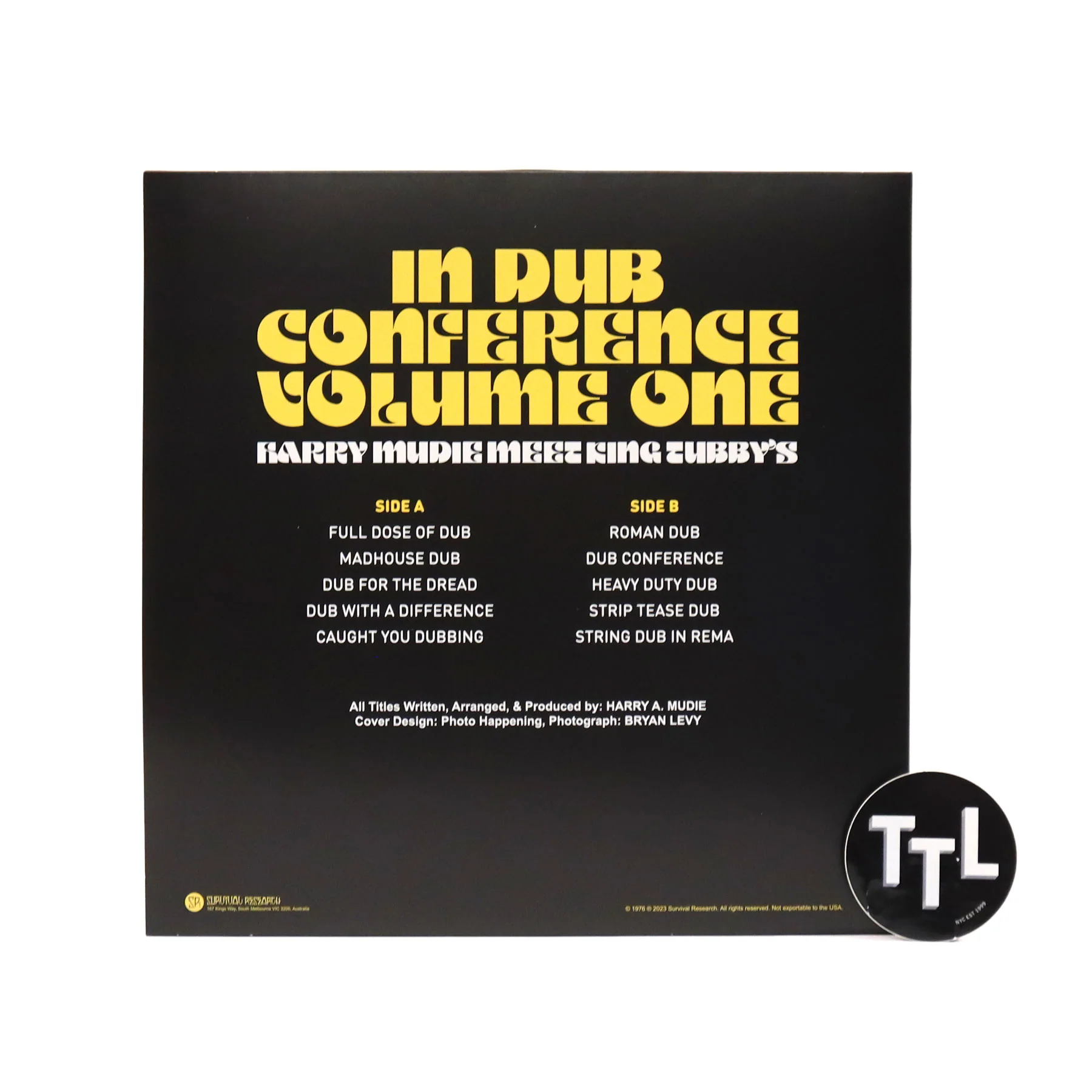King Tubby & Harry Mudie: In Dub Conference Volume One Vinyl LP - Image 2