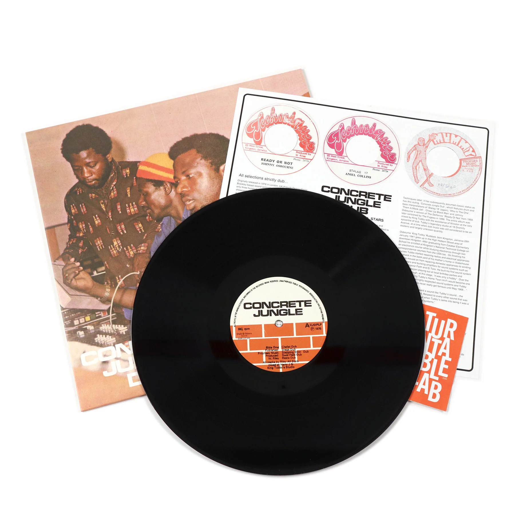 King Tubby & Riley All Stars: Concrete Jungle Dub (Japan Import) Vinyl LP - Image 2