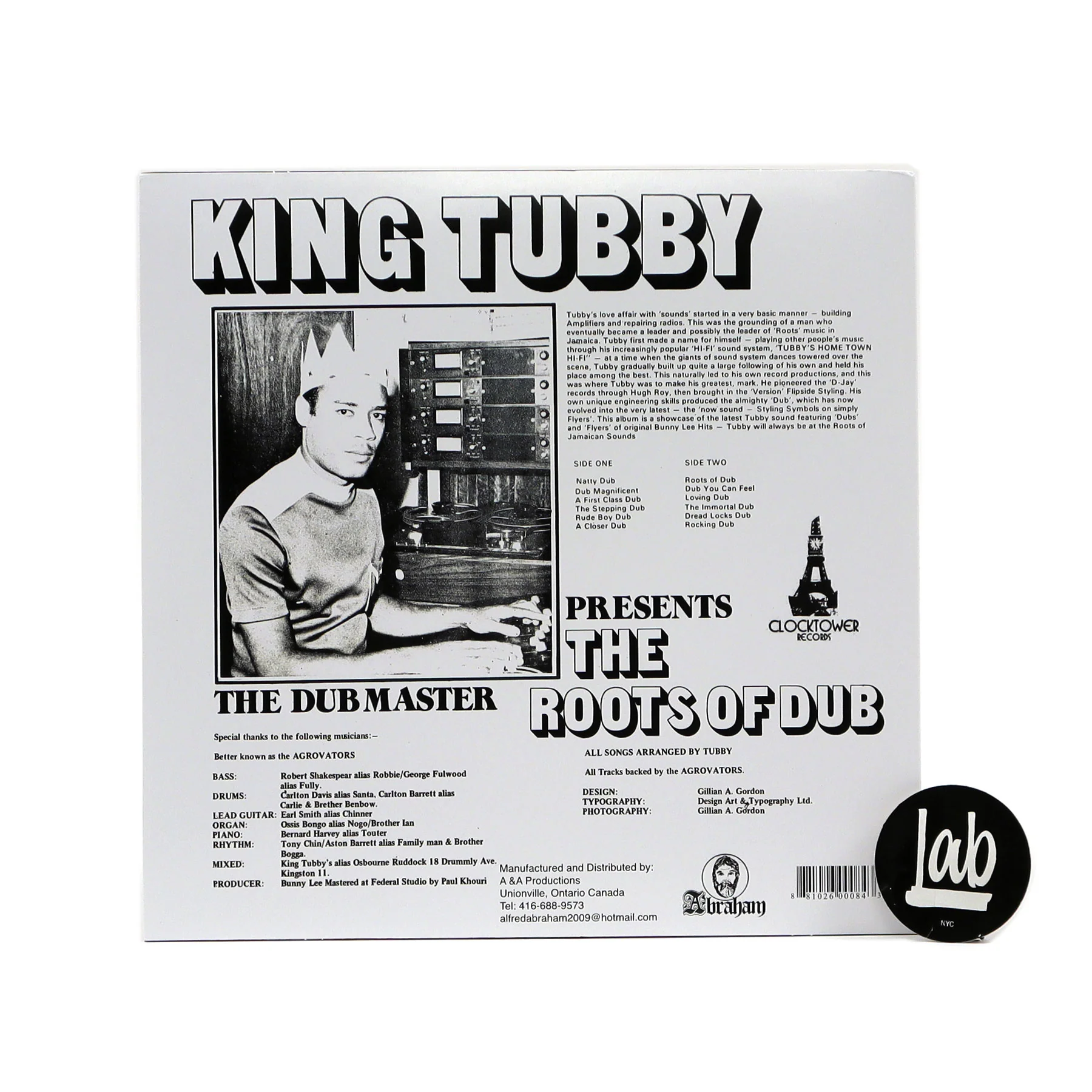 King Tubby: Roots Of Dub Vinyl LP - Image 3
