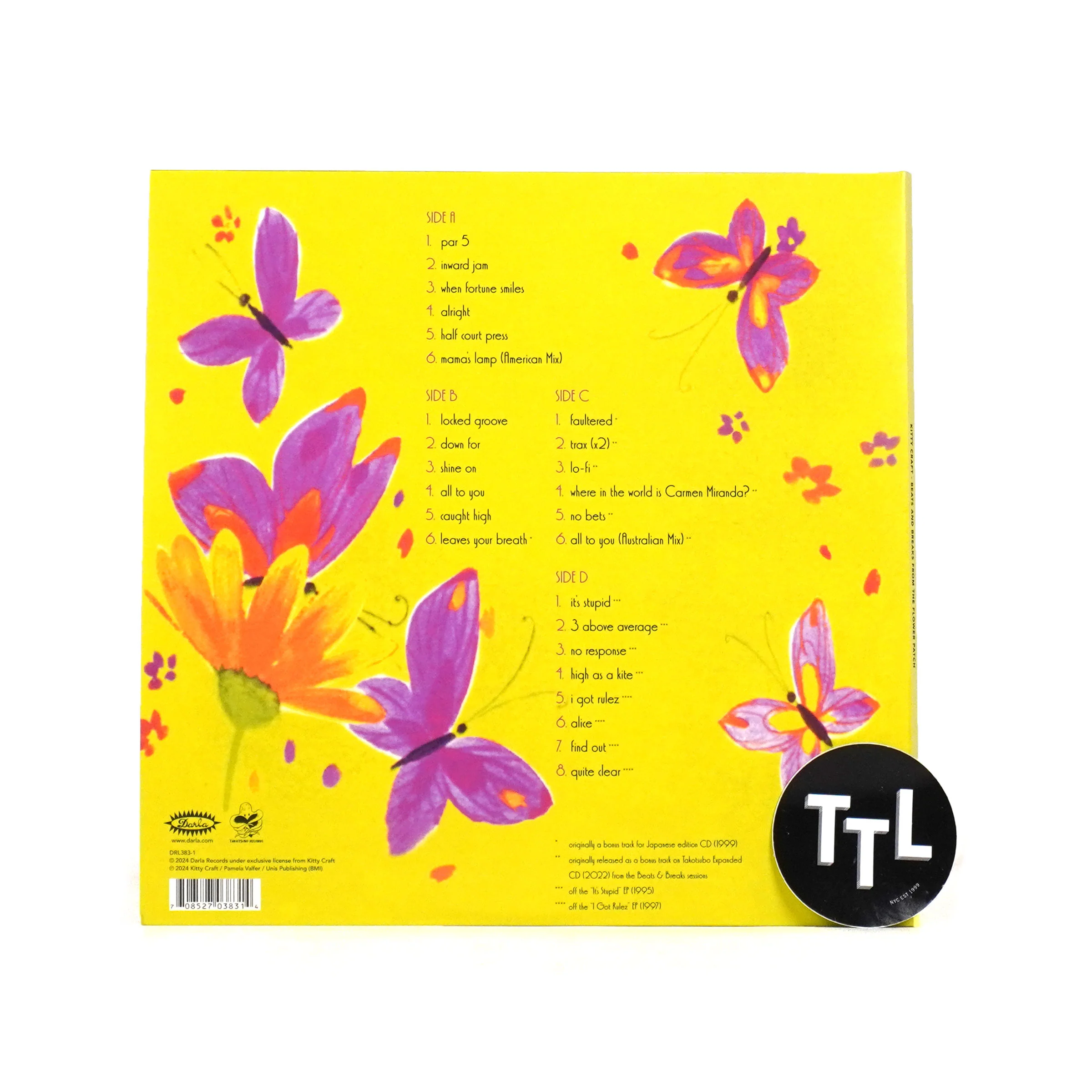 Kitty Craft: Beats And Breaks From The Flower Patch Vinyl 2LP - Image 3