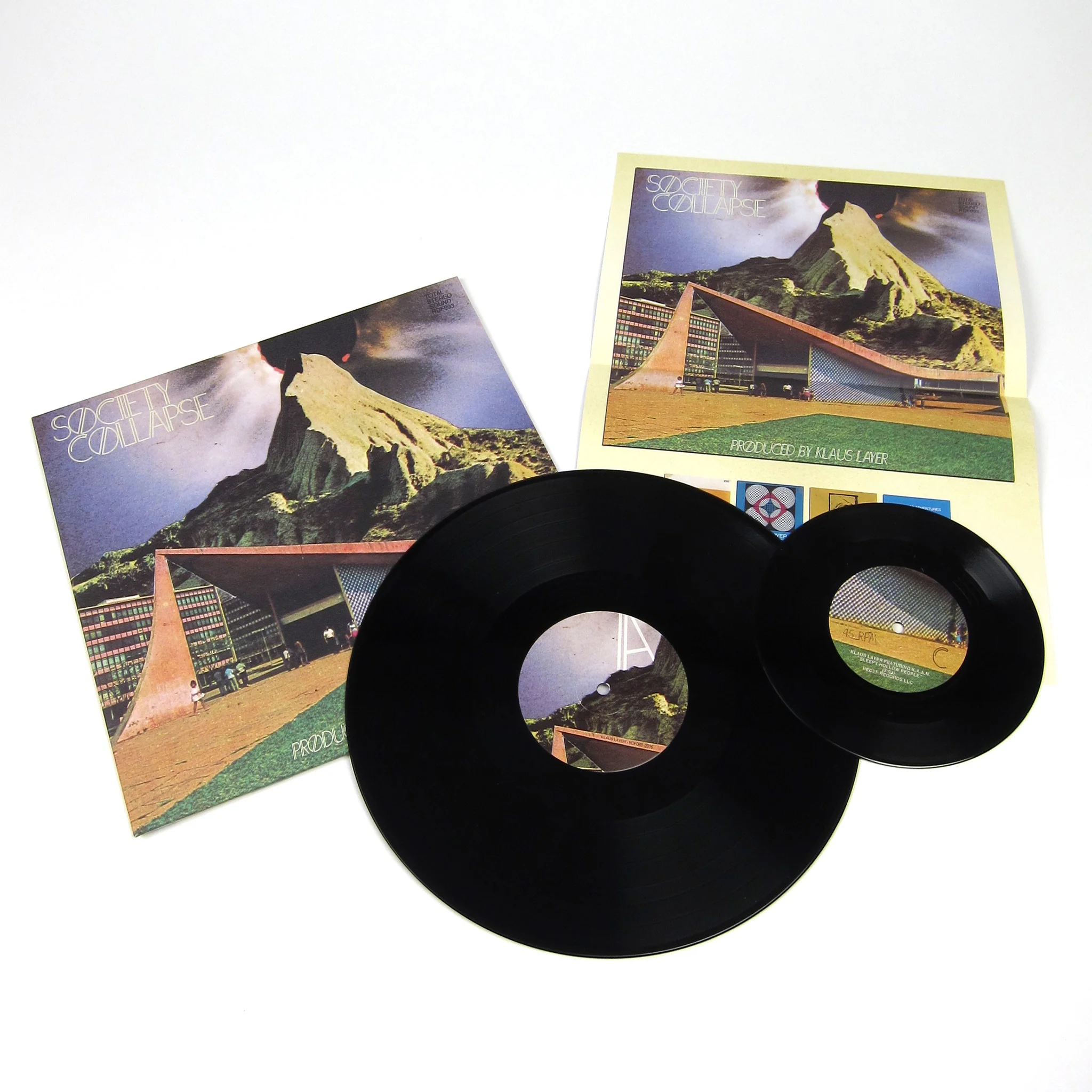 Klaus Layer: Society Collapse Vinyl LP+7" - Image 2