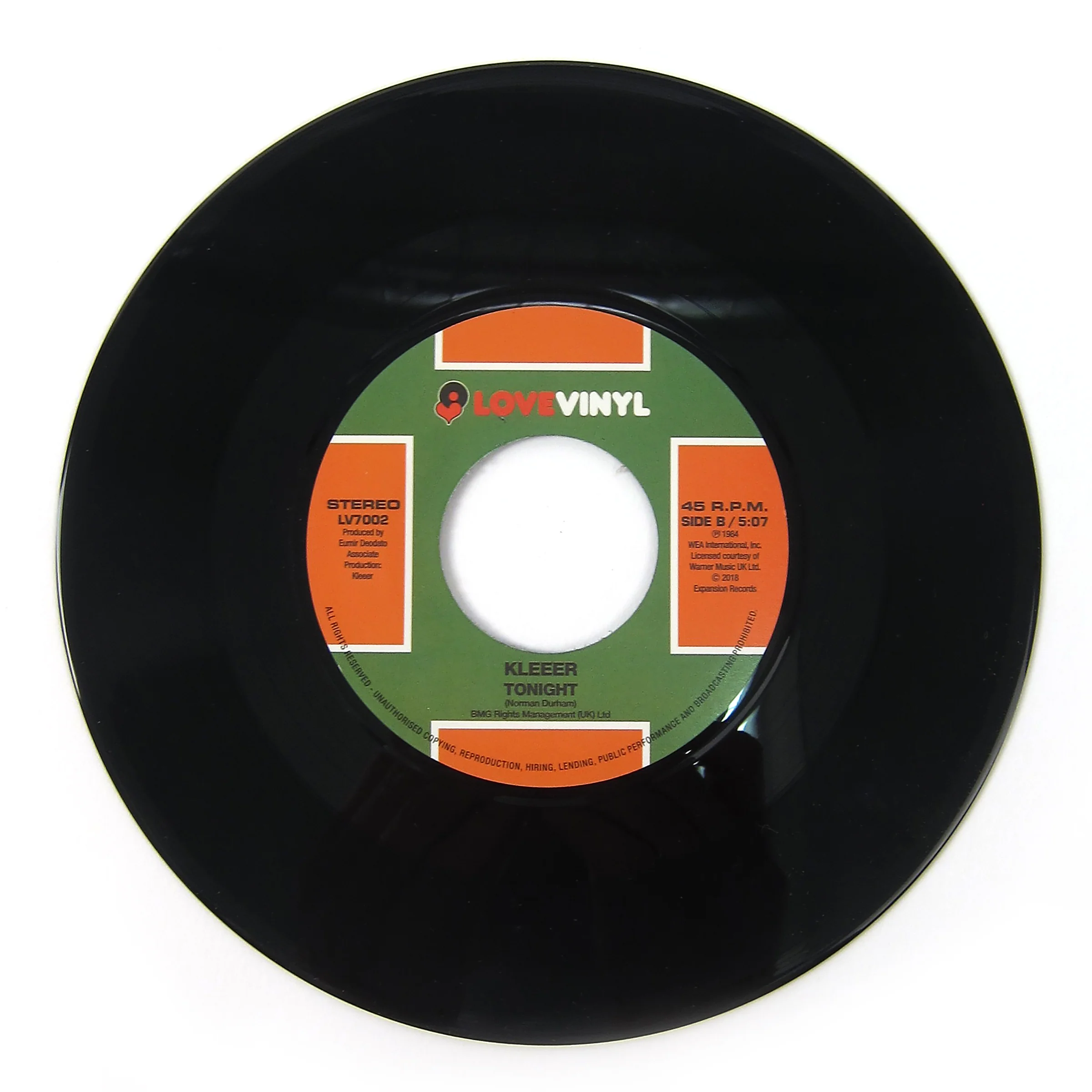 Kleeer: Intimate Connection / Tonight Vinyl 7" - Image 2