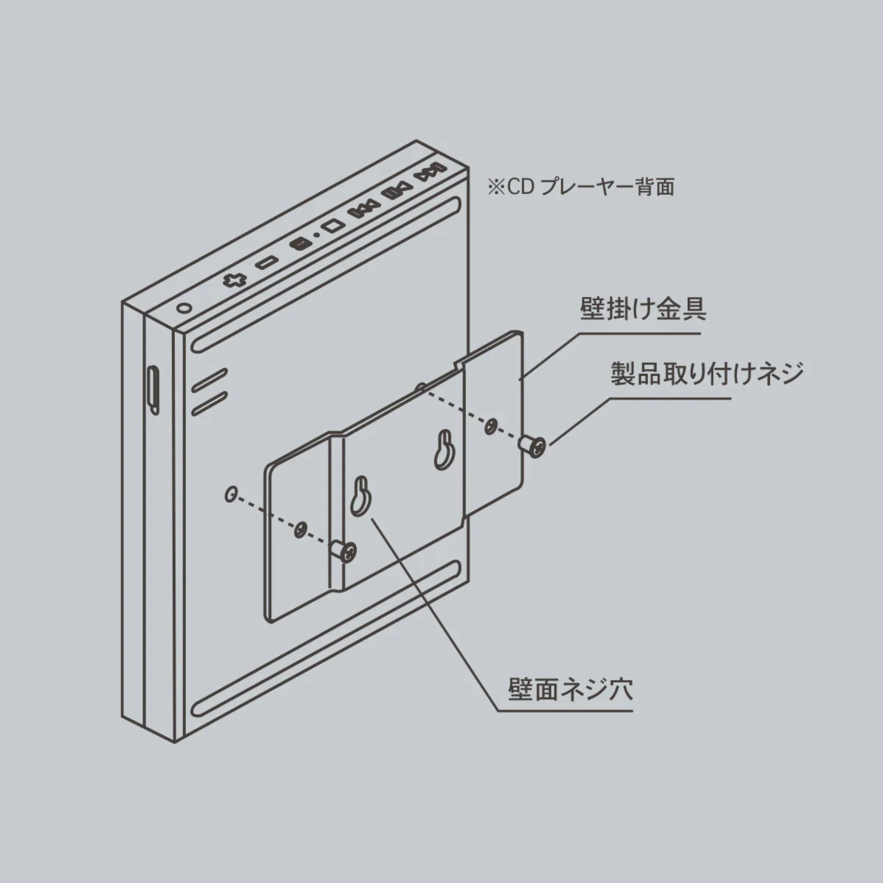 km5: Wall Mount for CP1/CP2 - Image 5