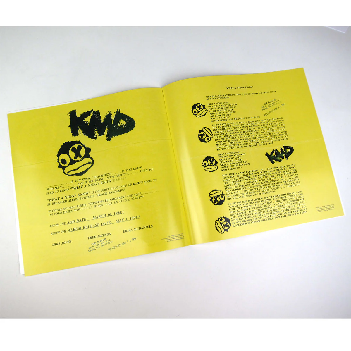 KMD: Black Bastards Deluxe (Colored Vinyl) Vinyl LP - Image 3