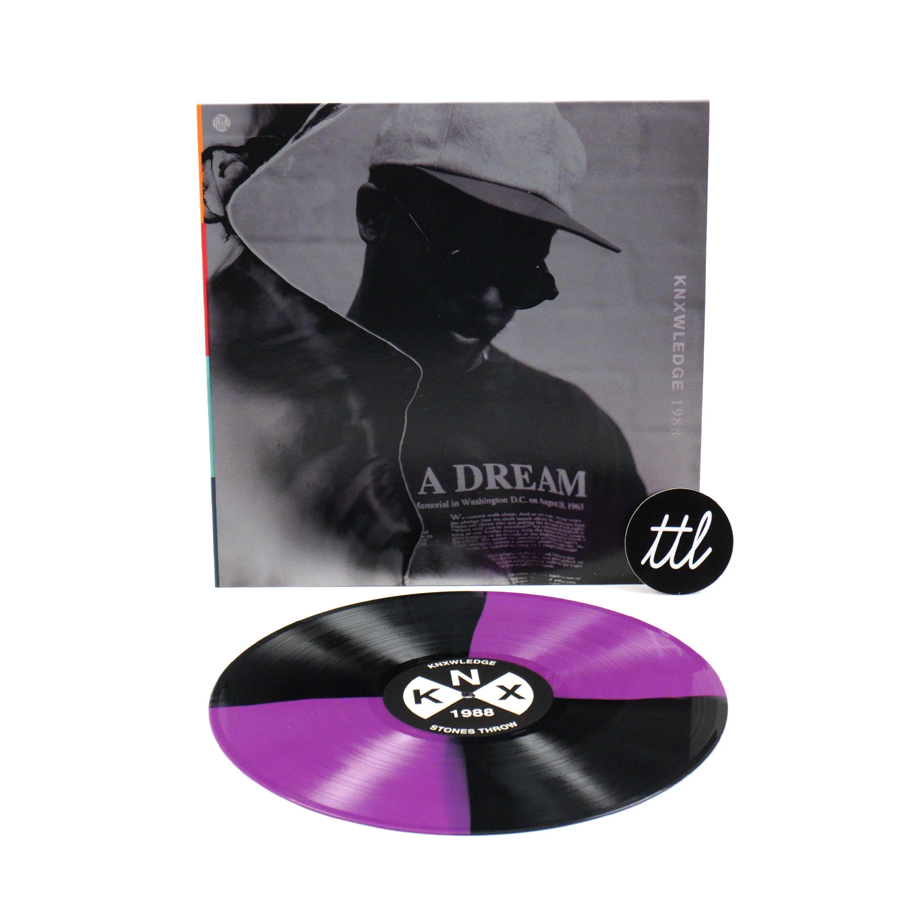 Knxwledge: 1988 (Purple & Black Colored Vinyl) Vinyl LP - Image 2