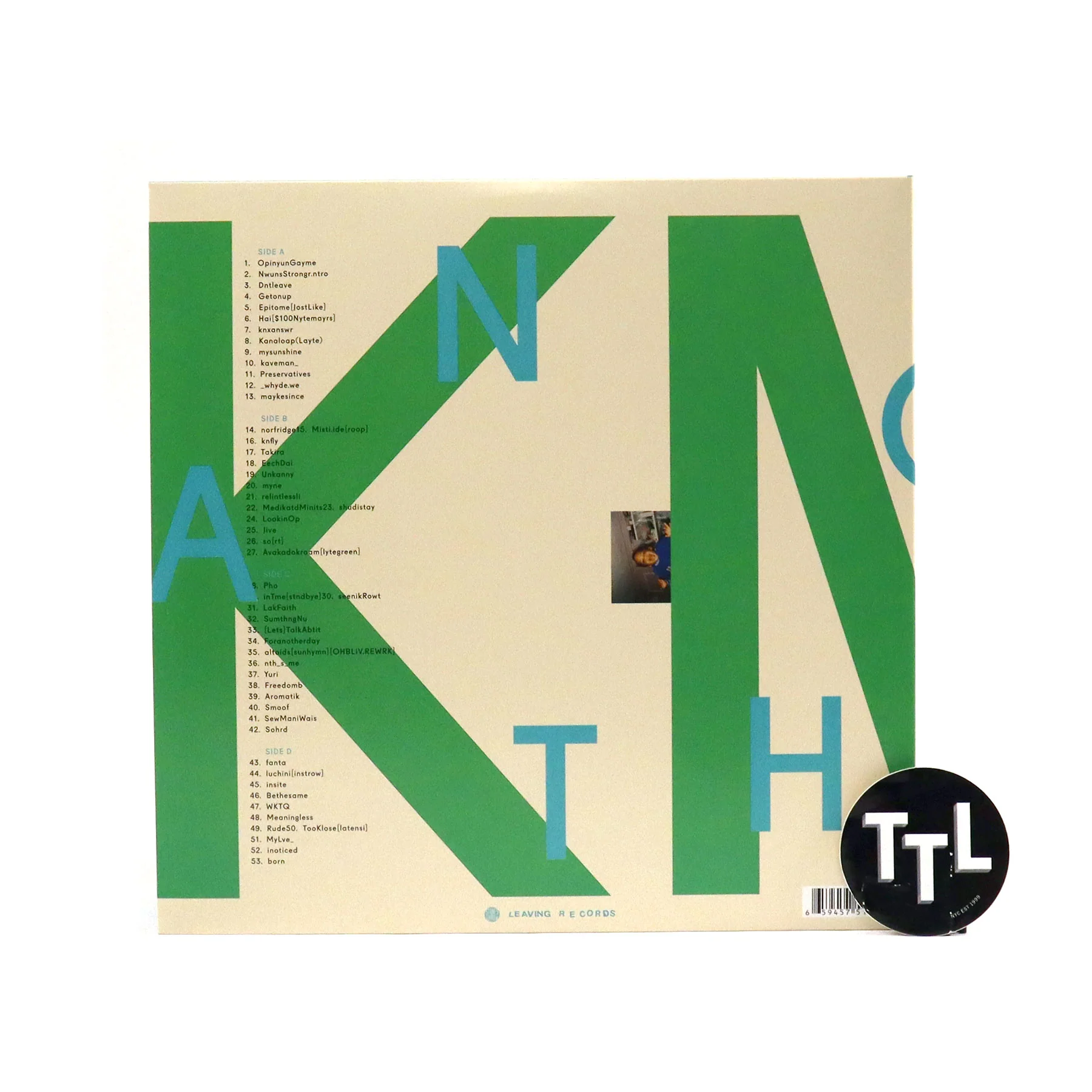 Knxwledge: Anthology Vinyl 2LP - Image 3