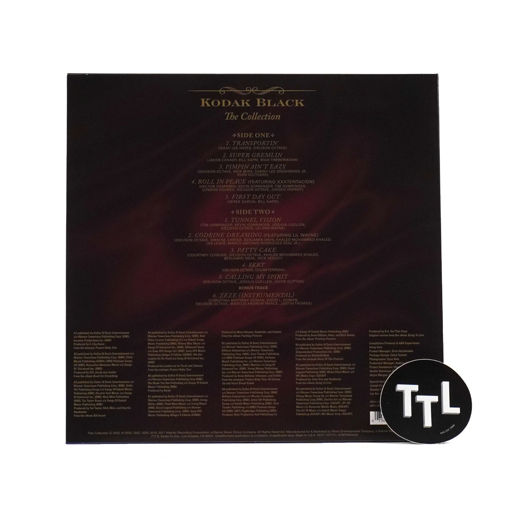 Kodak Black: The Collection (Colored Vinyl) Vinyl LP - Image 3