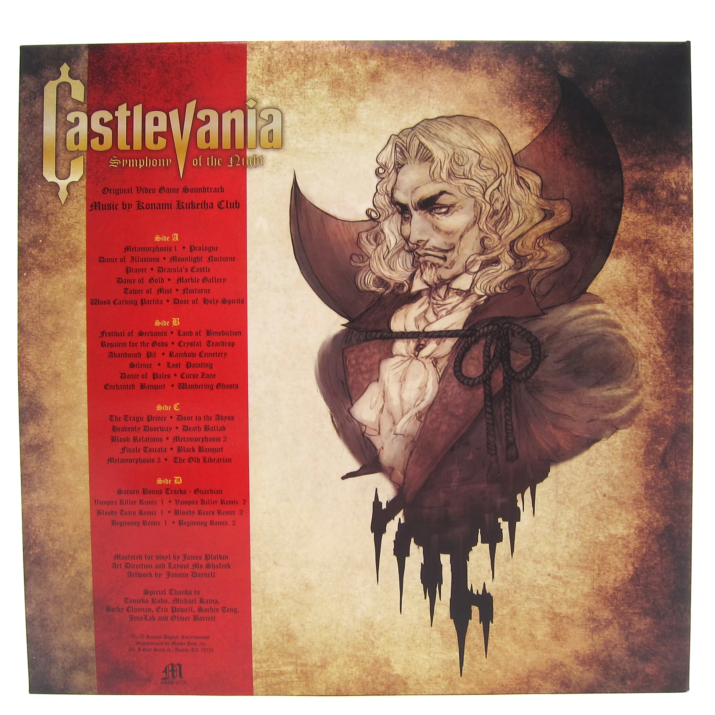 Konami Kukeiha Club: Castlevania - Symphony Of The Night Soundtrack (Colored Vinyl) Vinyl 2LP - Image 3