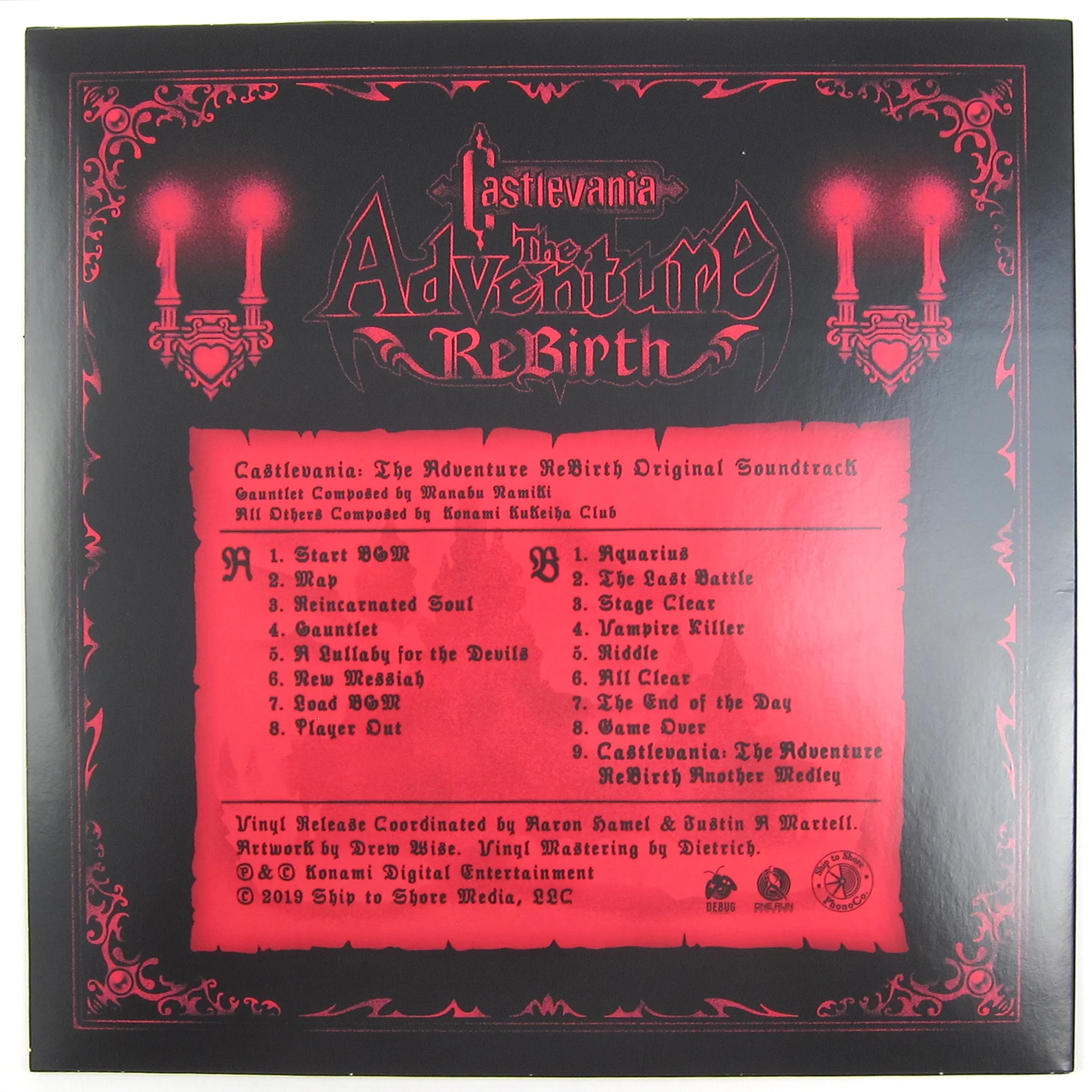 Konami Kukeiha Club: Castlevania The Adventure ReBirth (Colored Vinyl) Vinyl LP - Image 3