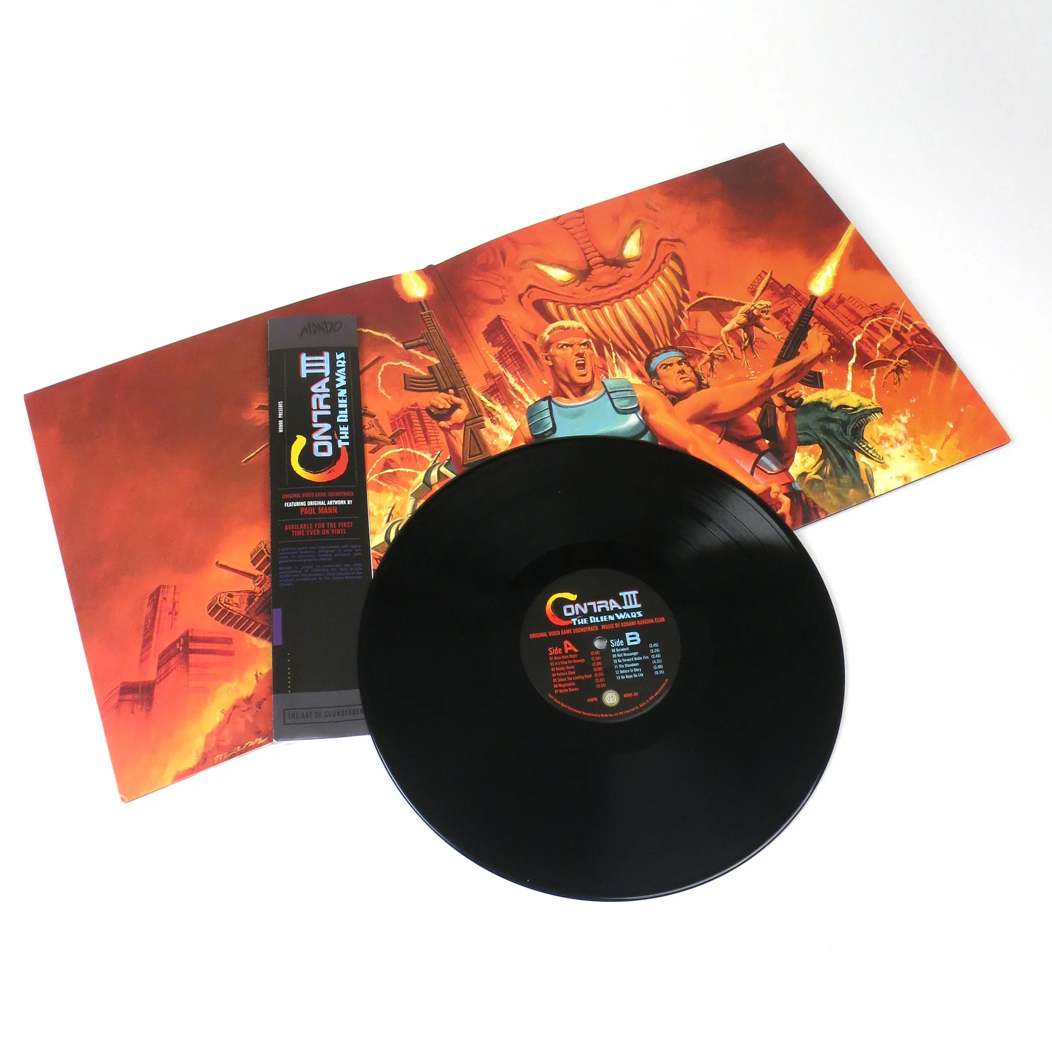 Konami Kukeiha Club: Contra III - The Alien Wars Soundtrack Vinyl LP - Image 2