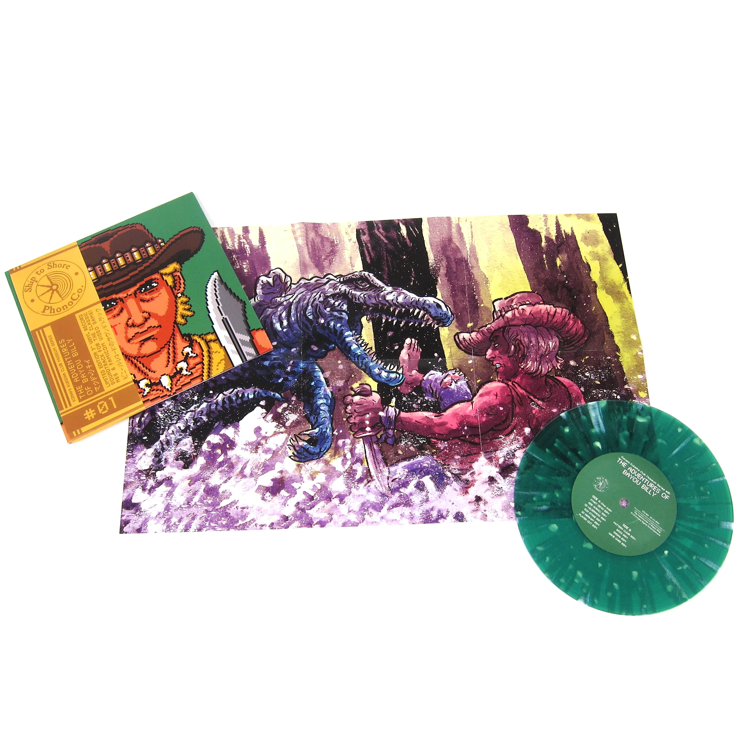 Konami Kukeiha Club: The Adventures Of Bayou Billy (Konami, NES) Vinyl 7" - Image 2