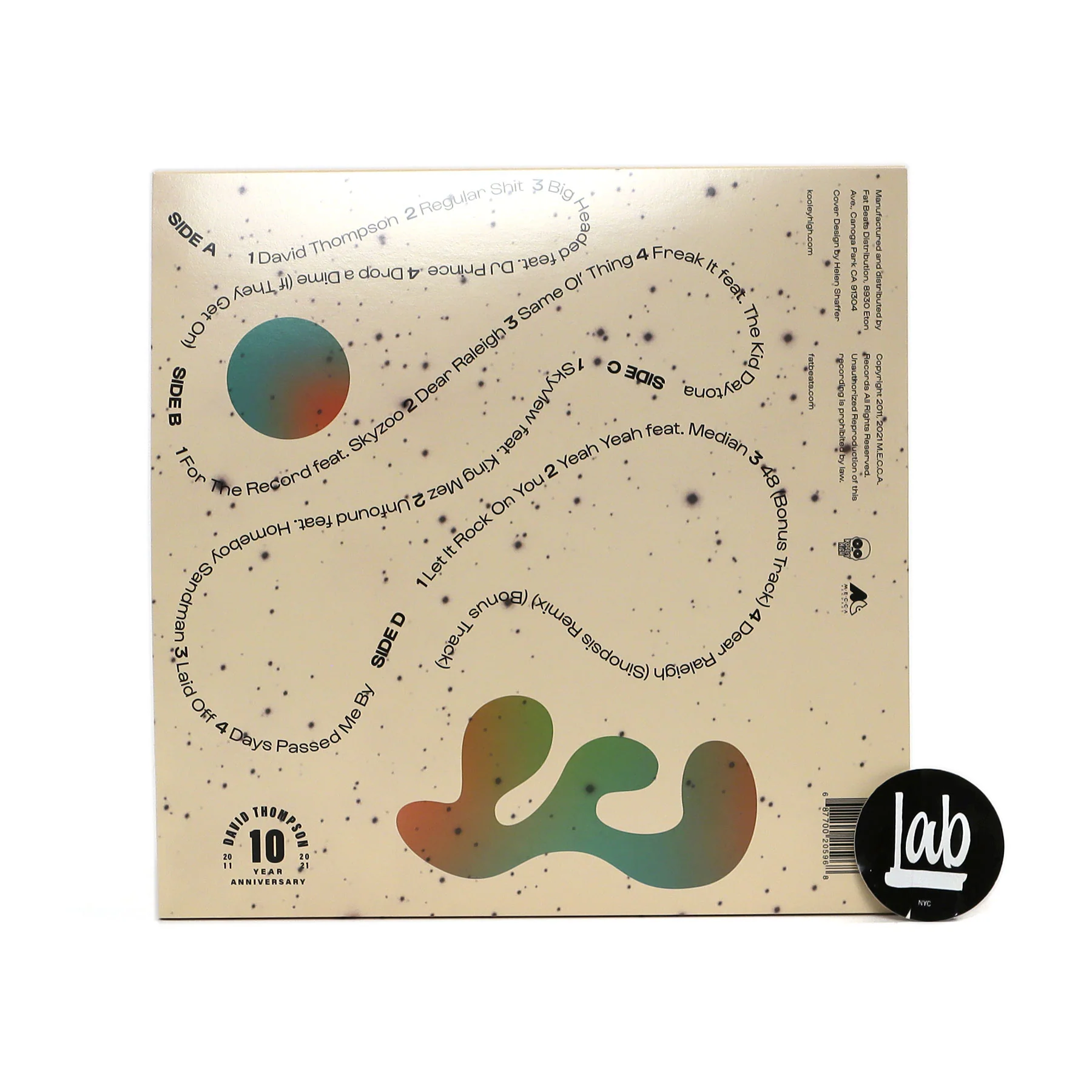 Kooley High: David Thompson 10th Anniversary (Colored Vinyl) Vinyl 2LP - Image 3